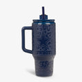 NFL 32 Oz Leopard Flip ‘n’ Sip Travel Mug M1 - Cowboys - Product View