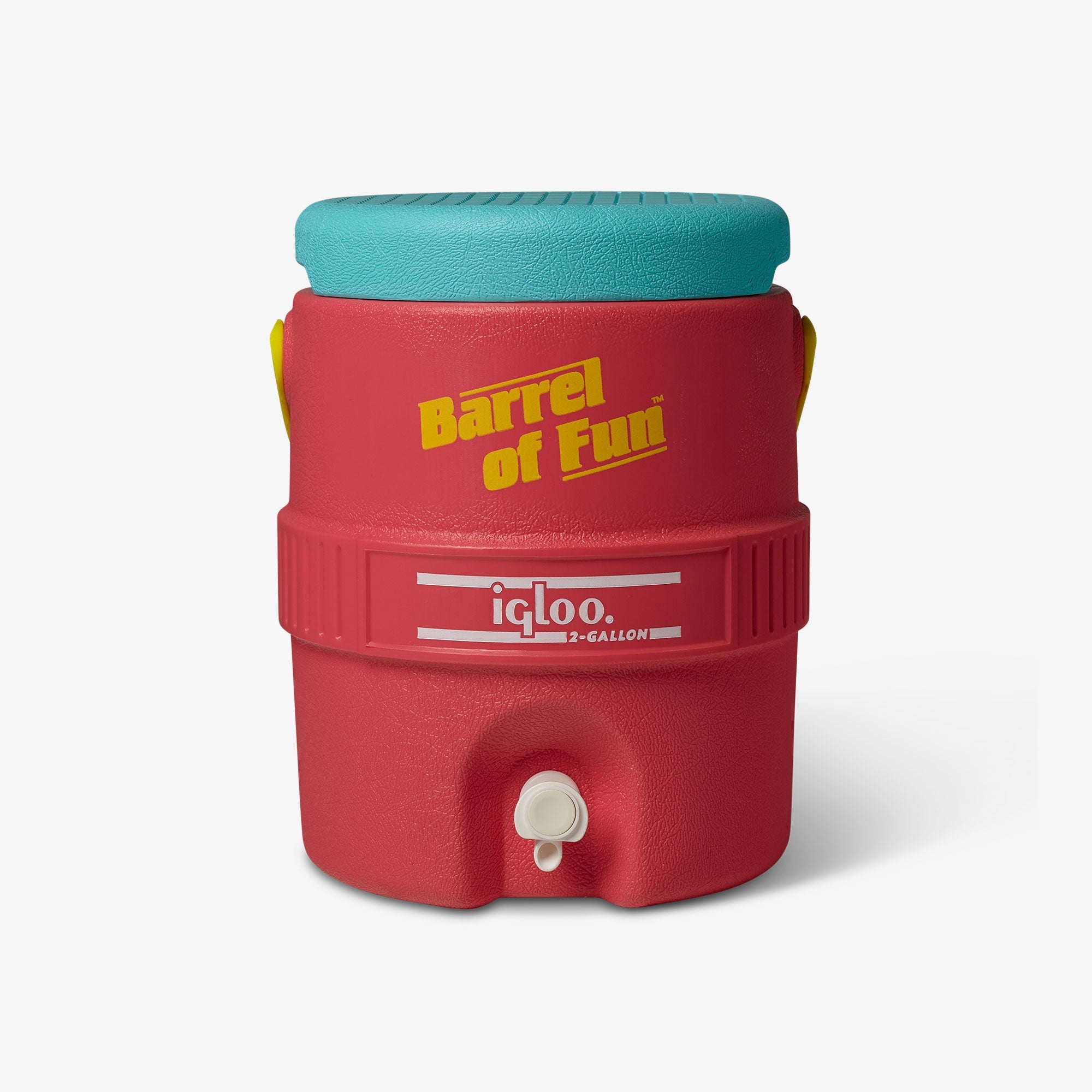 Retro Barrel of Fun 2 Gallon Jug U4 - Watermelon - Front View
