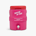 Retro Barrel of Fun 2 Gallon Jug U4 - Tutti Frutti - Front View