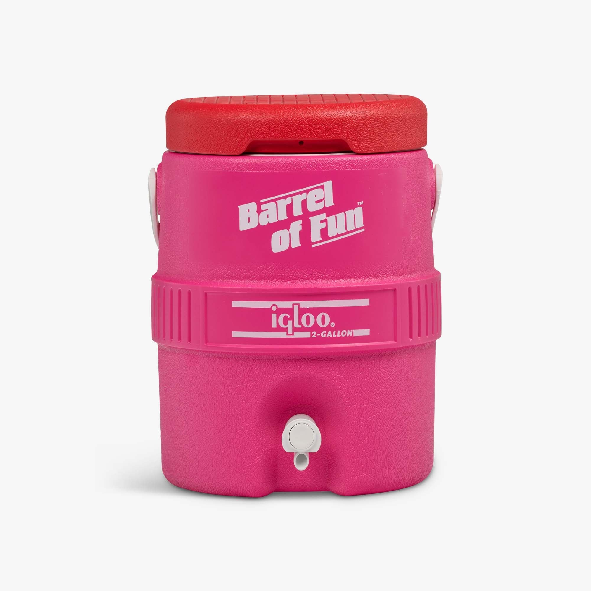 Retro Barrel of Fun 2 Gallon Jug U4 - Tutti Frutti - Front View