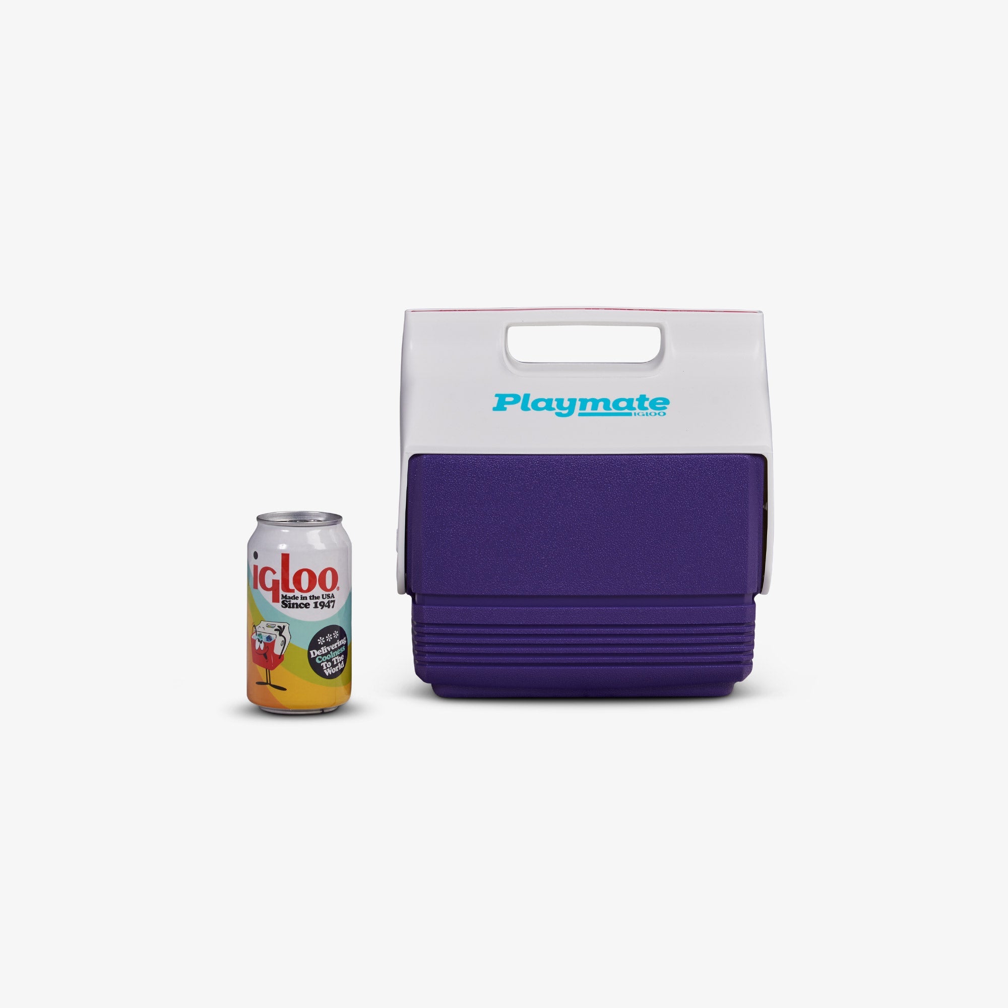 Retro Playmate Mini 4 Qt Cooler K6 - Purple - Product View
