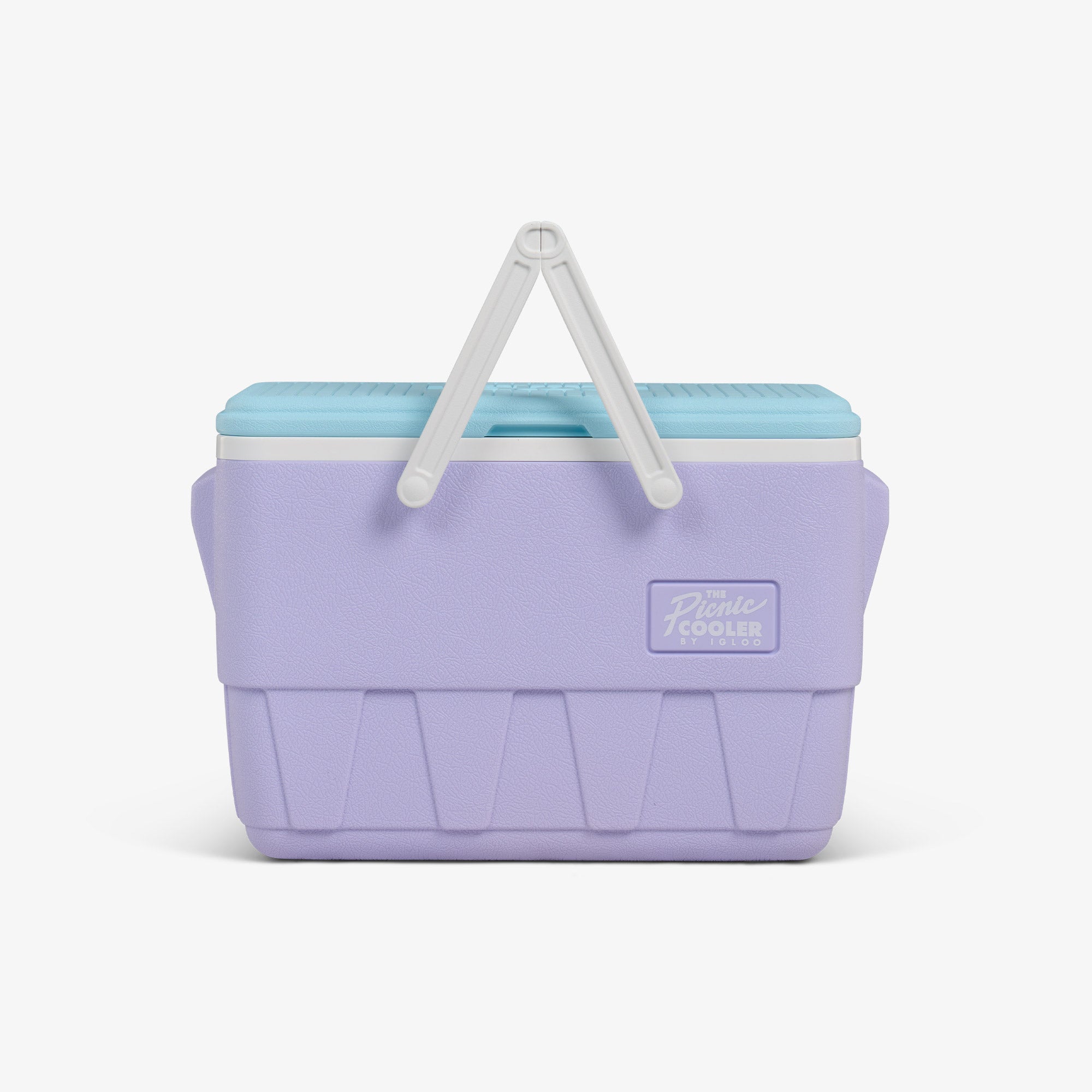 Retro Picnic Basket 25 Qt Cooler E9 - Lilac - Strap View