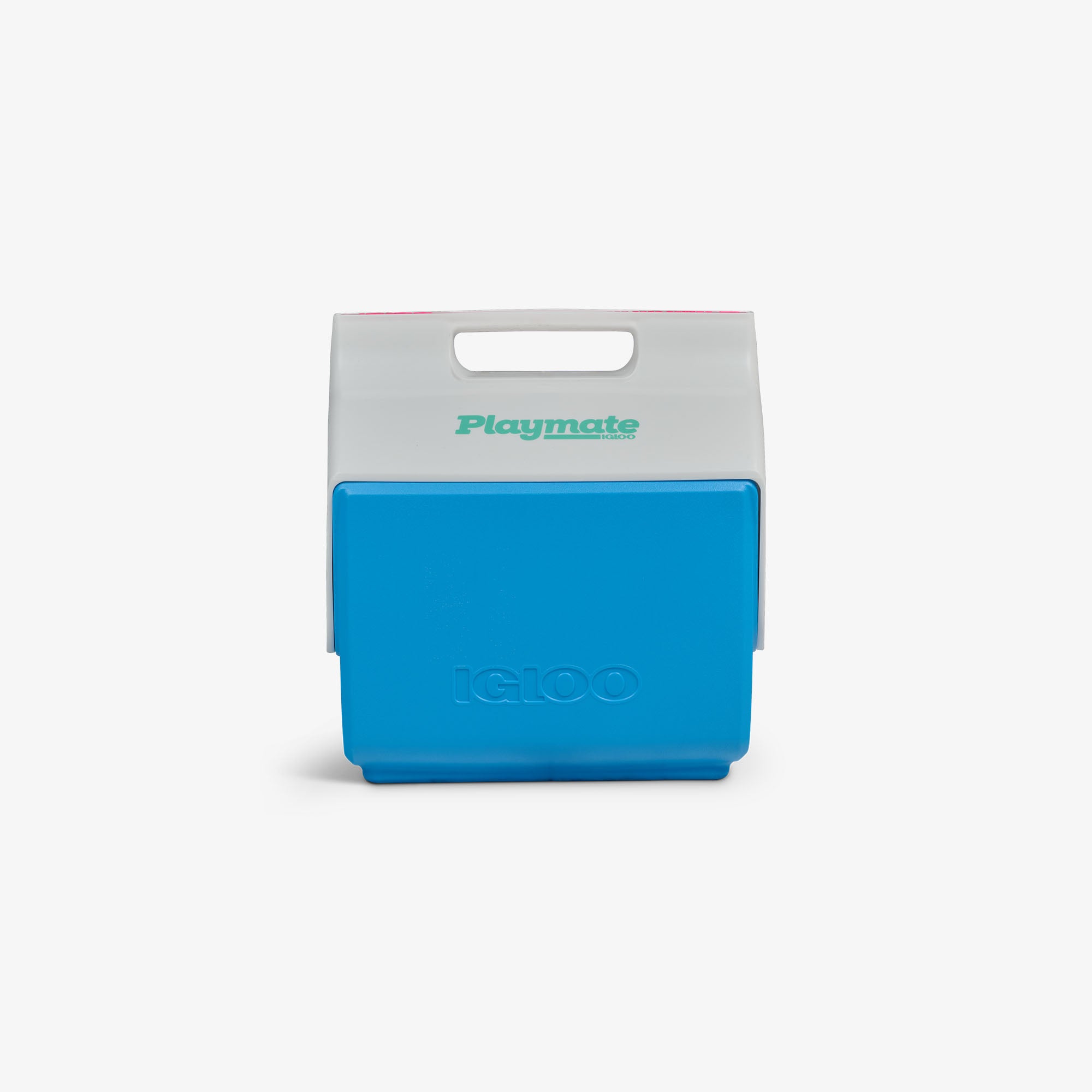 Retro Little Playmate 7 Qt Cooler H9 - Carolina Blue - Front View