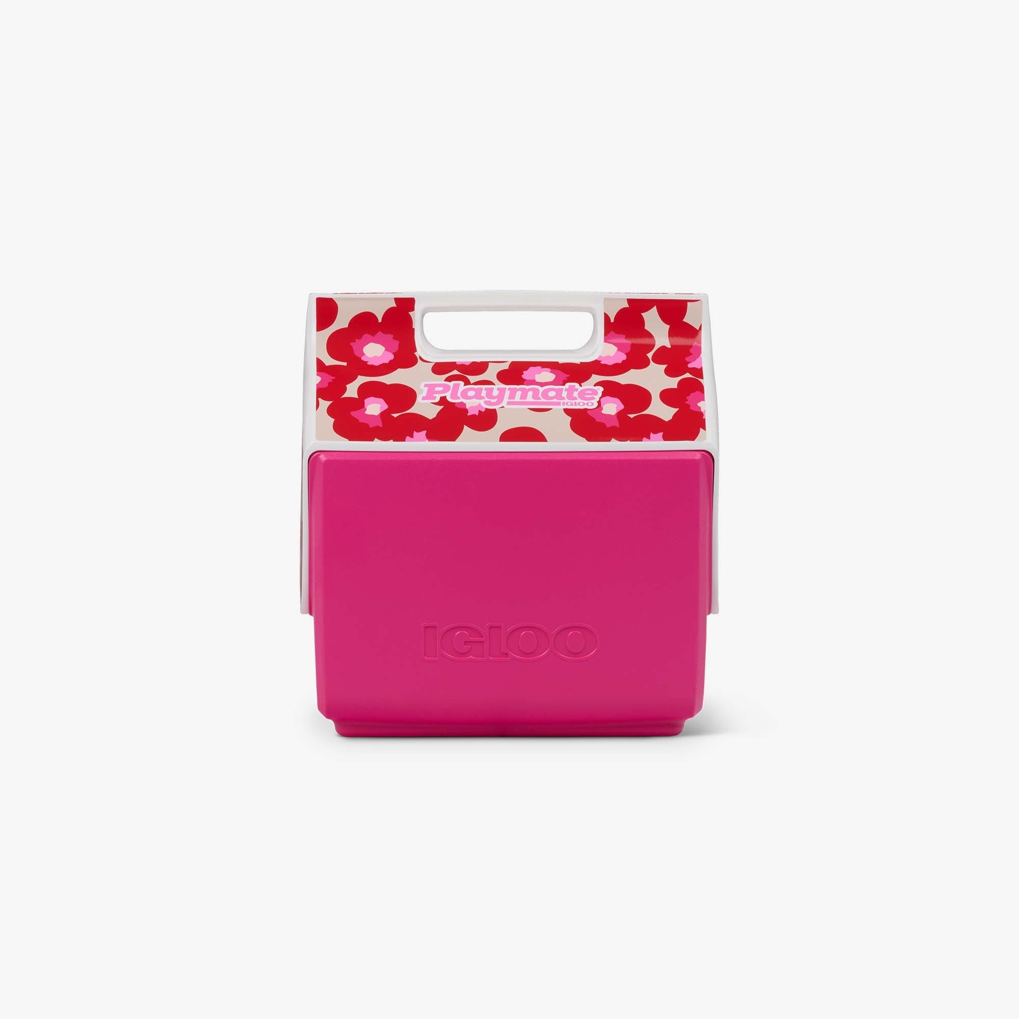 Retro Little Playmate 7 Qt Cooler H9 - Mod Floral - Front View