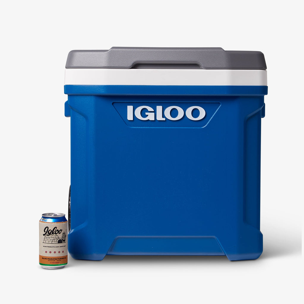 Latitude 60 Qt Roller Cooler A2 - Blue - Size View