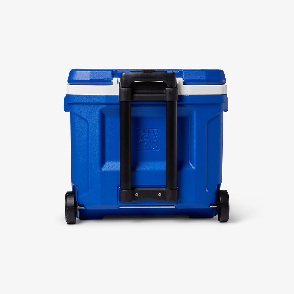 Profile II 28 Qt Roller Cooler J6 - Majestic Blue - Back View
