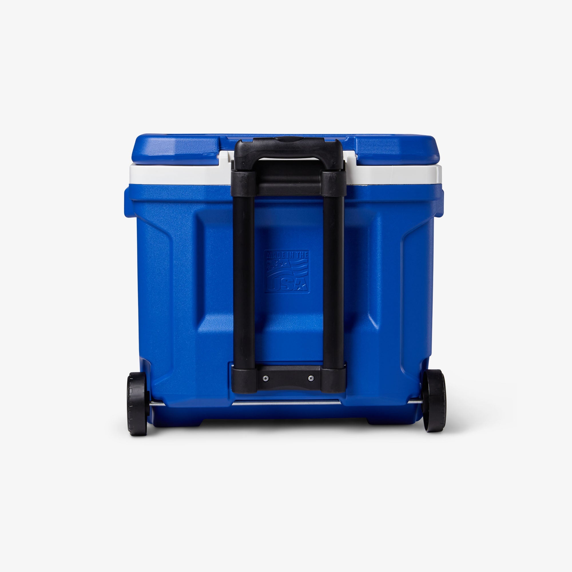 Profile II 28 Qt Roller Cooler J6 - Majestic Blue - Back View