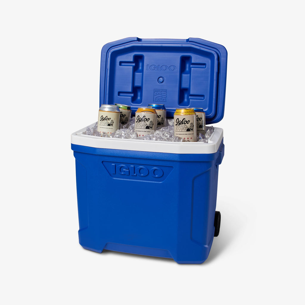 Profile II 28 Qt Roller Cooler J6 - Majestic Blue - Product View