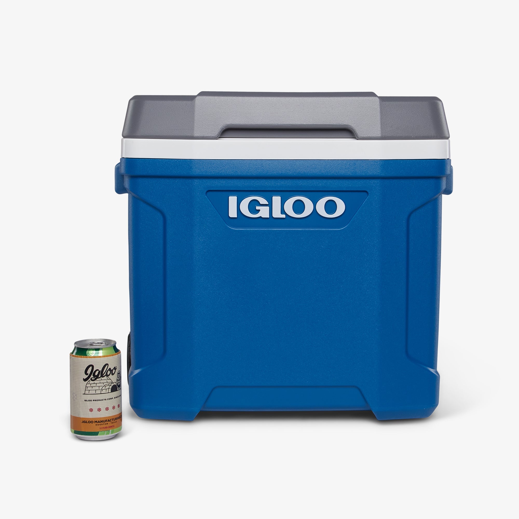 Latitude 30 Qt Roller Cooler B7 - Blue - Size View