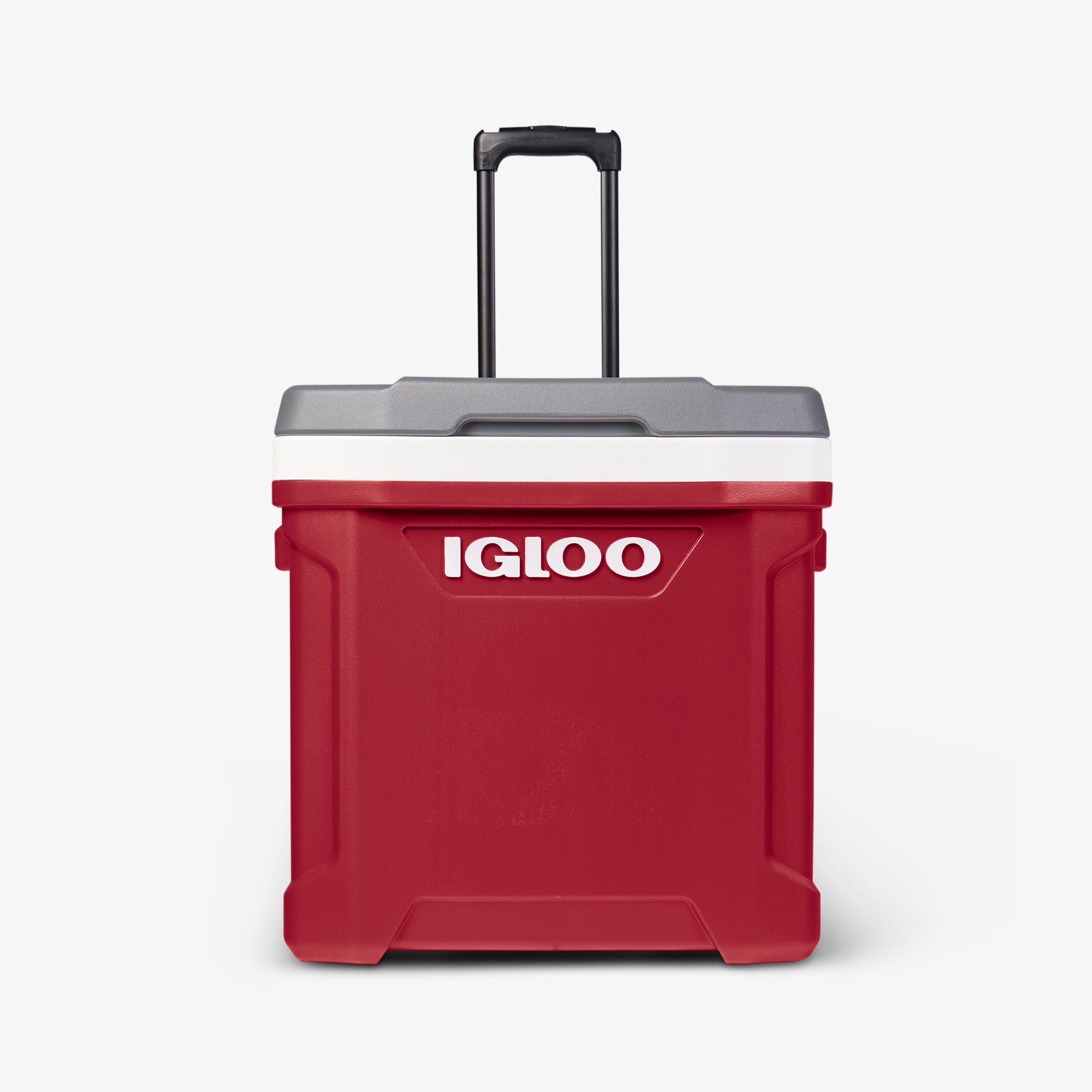 Latitude 60 Qt Roller Cooler A2 - Red - Strap View