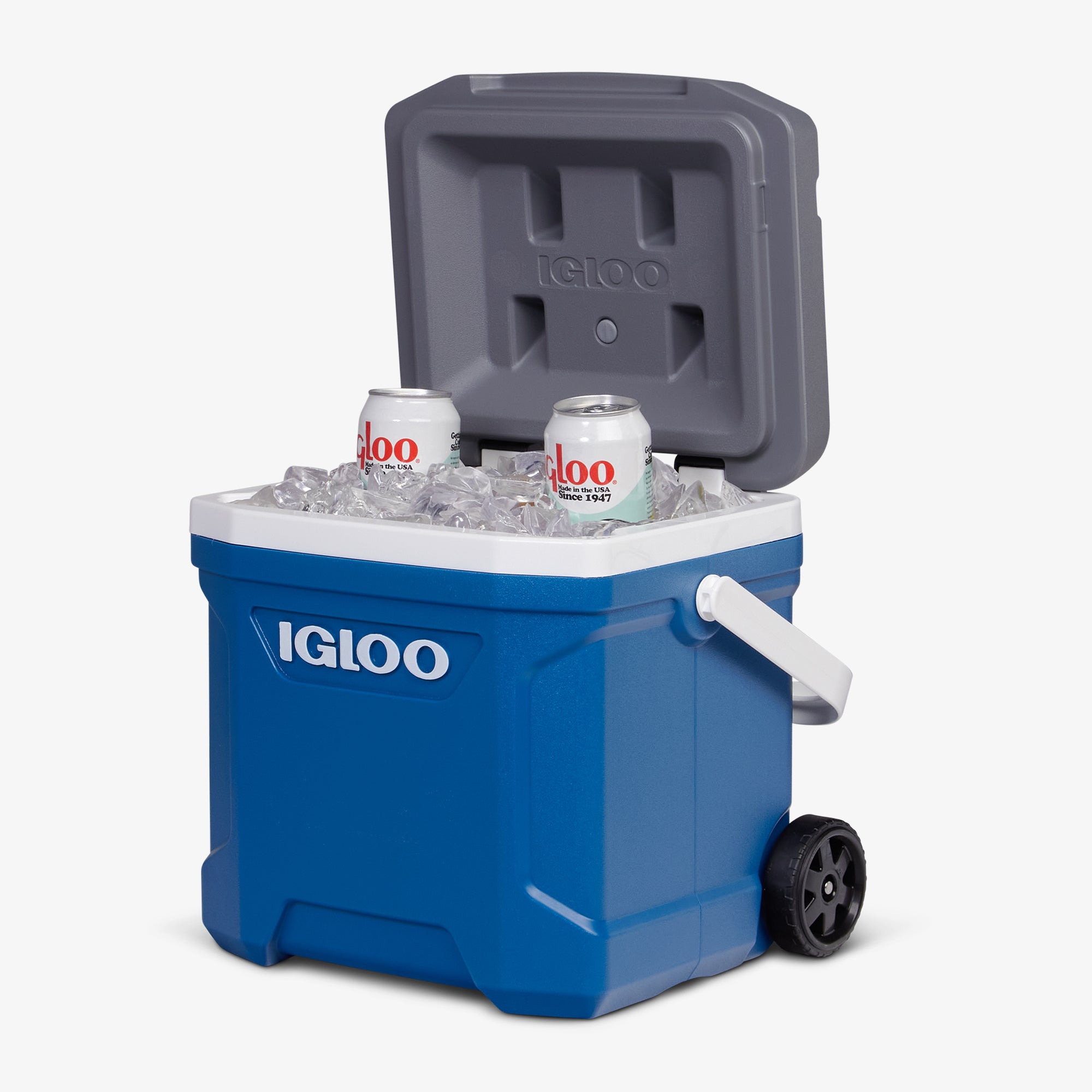 Latitude 16 Qt Roller Cooler E0 - Blue - Product View