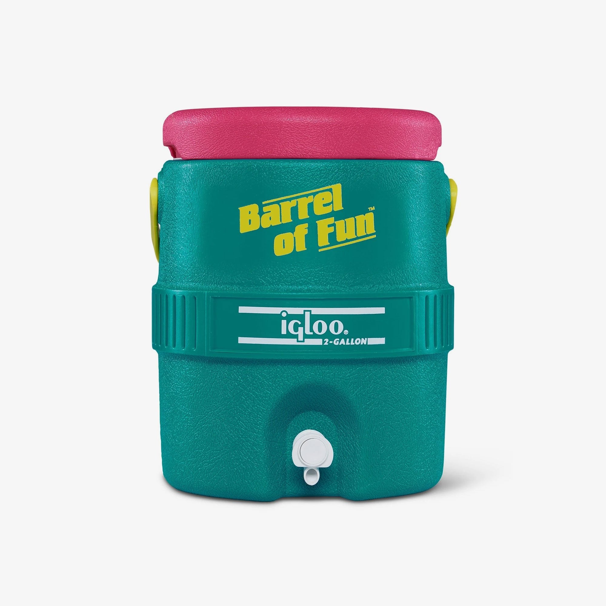 Retro Barrel of Fun 2 Gallon Jug U4 - Jade - Product View
