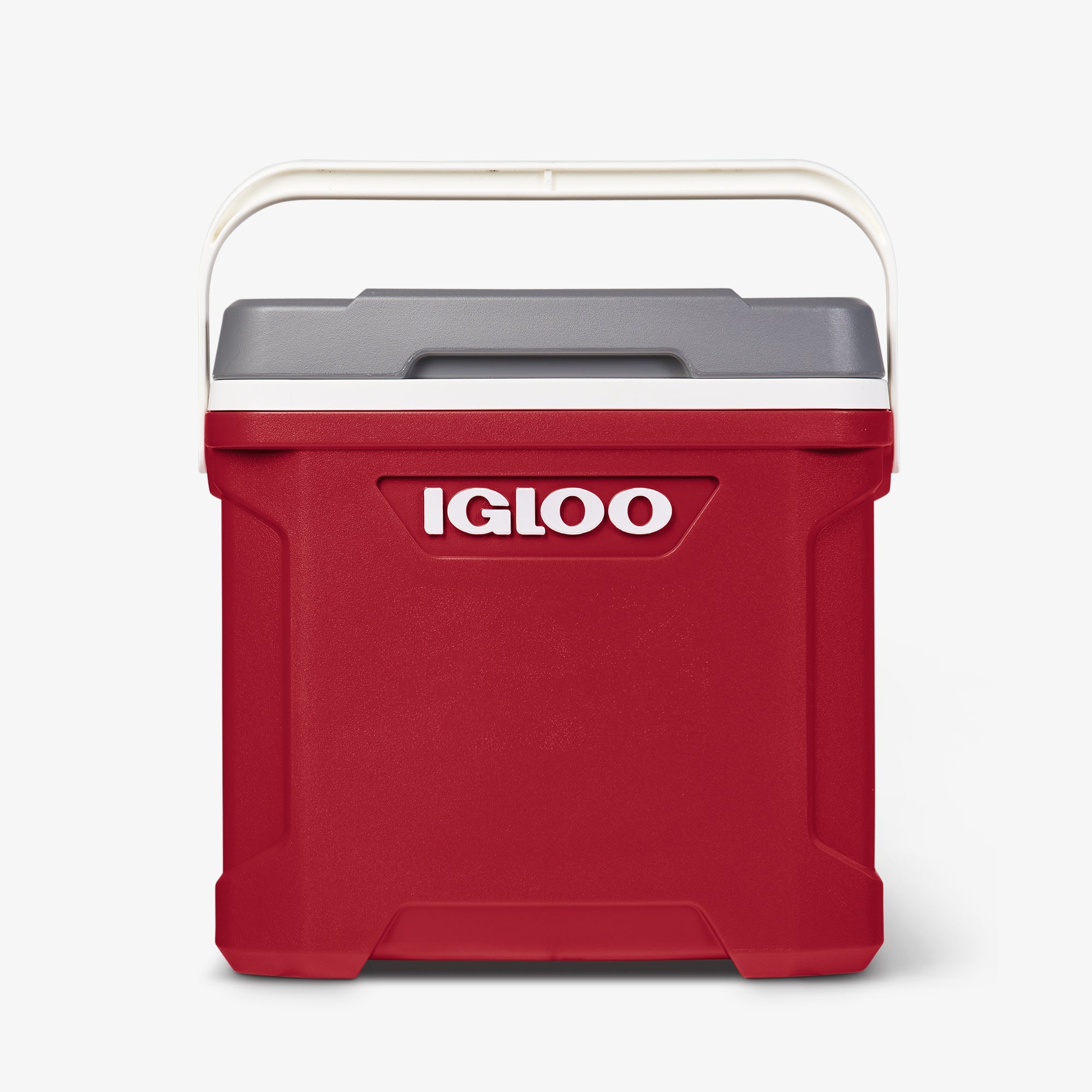 Latitude 30 Qt Cooler D1 - Red - Strap View