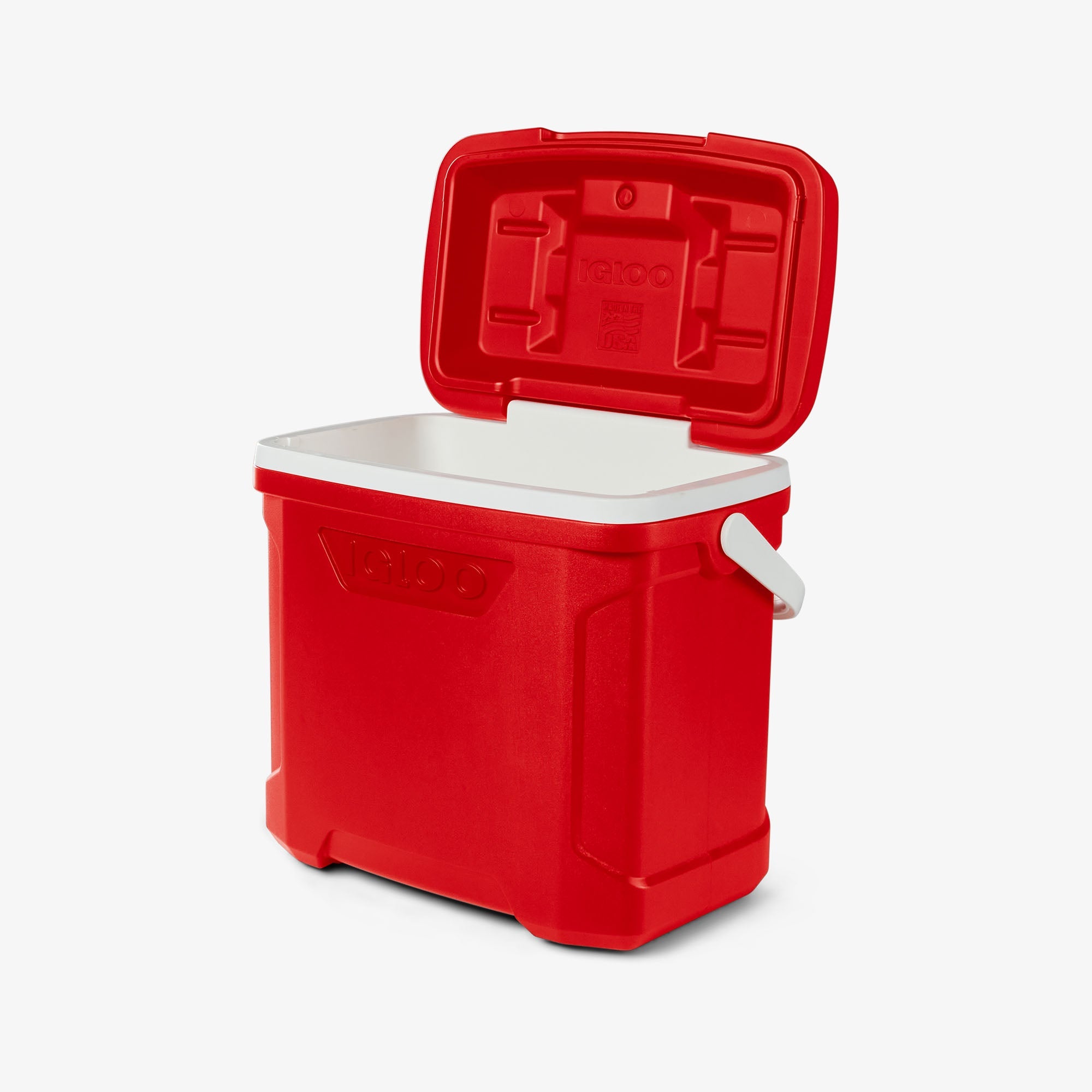 Profile II 30 Qt Cooler O5 - Red Star - Open View