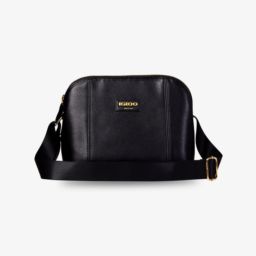 Igloo Luxe® Crossbody Cooler Bag P0 - Black - Front View