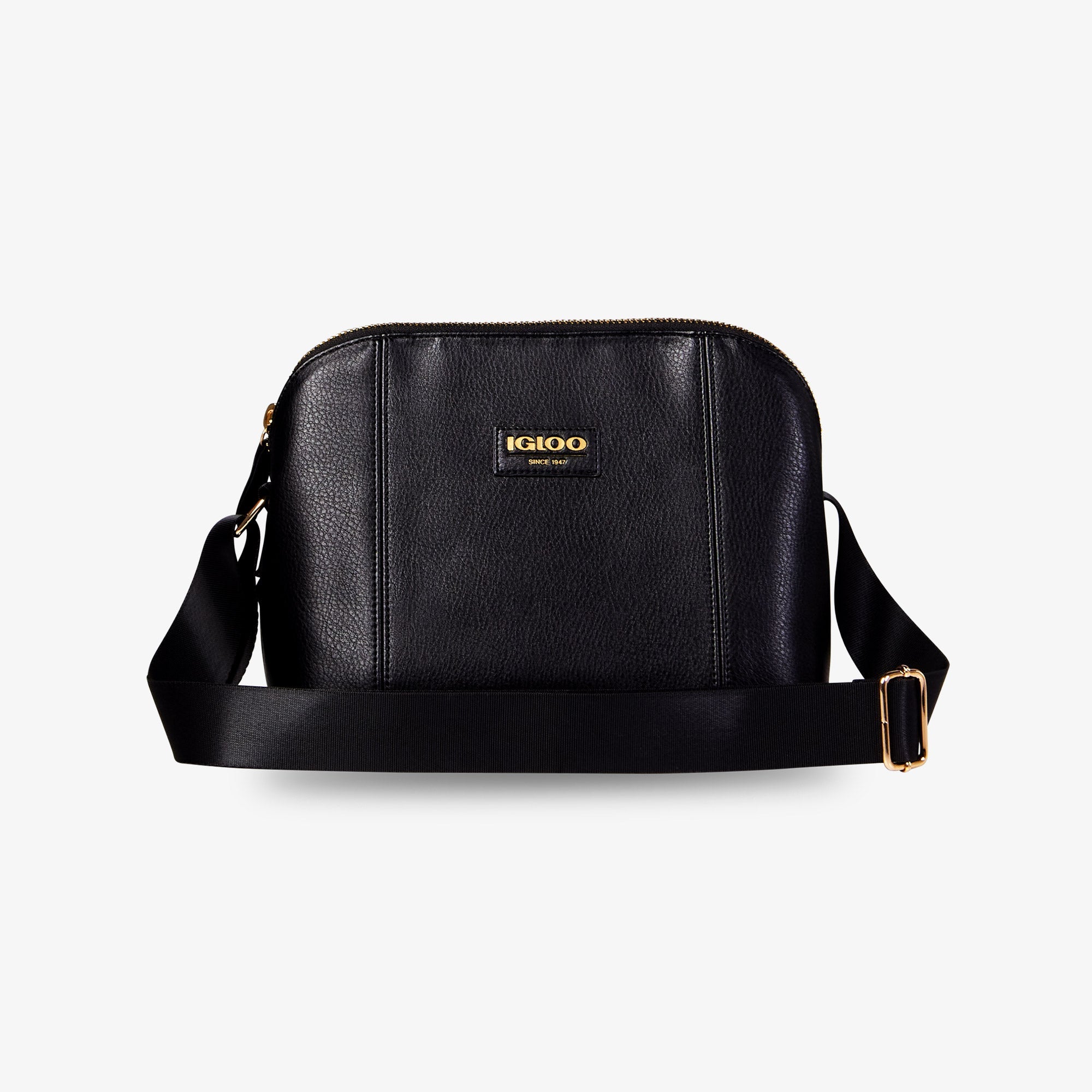 Igloo Luxe® Crossbody Cooler Bag P0 - Black - Front View