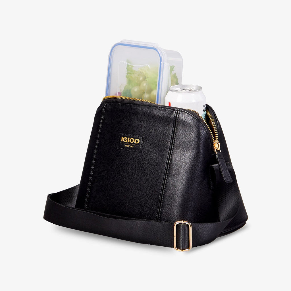 Igloo Luxe® Crossbody Cooler Bag P0 - Black - Product View