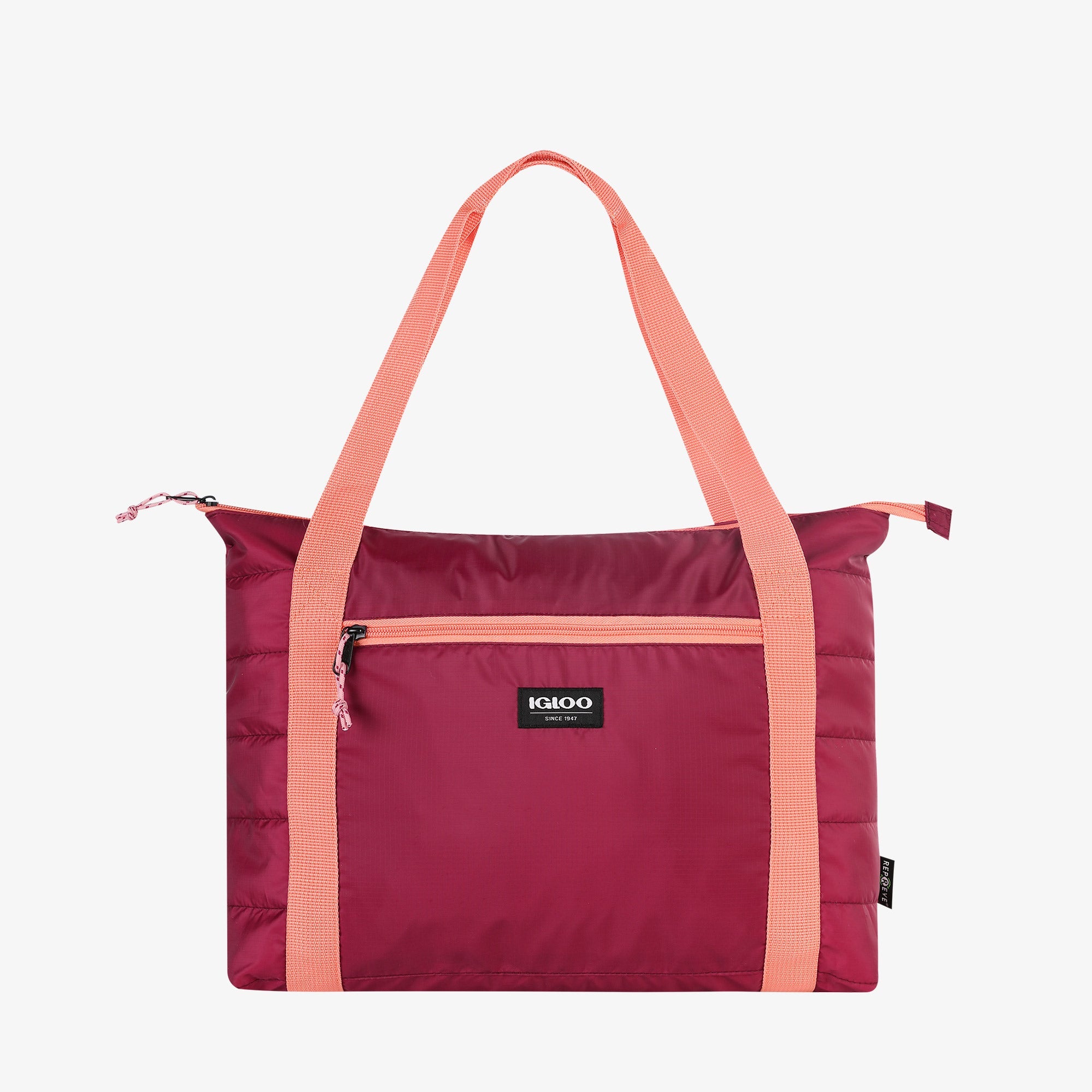 Packable Puffer 20-Can Cooler Bag R6 - Magenta - Product View