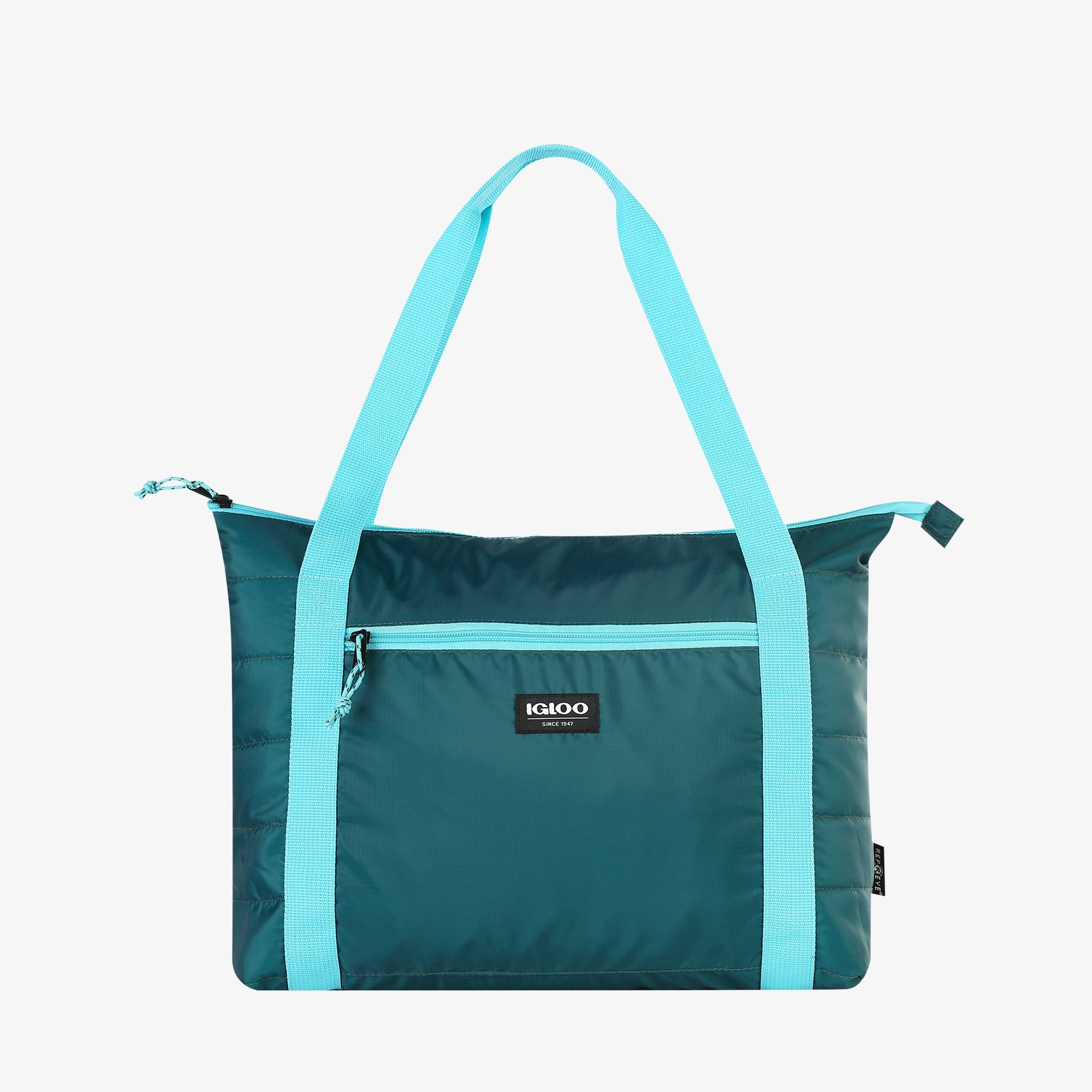Packable Puffer 20-Can Cooler Bag R6 - Teal - Product View