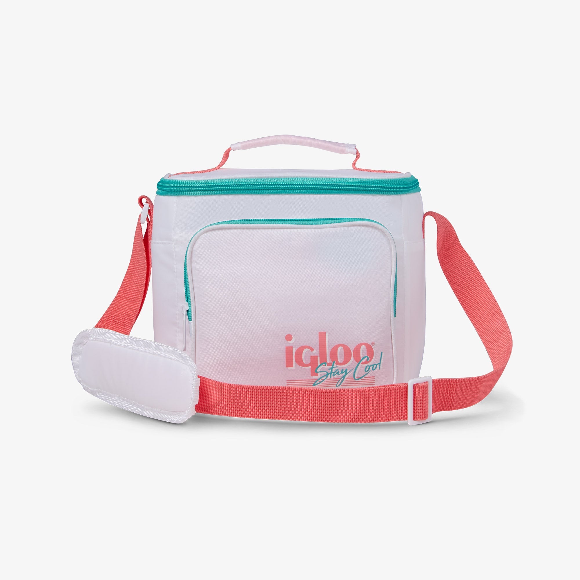 Retro Square Lunch Bag J9 - White - Product View