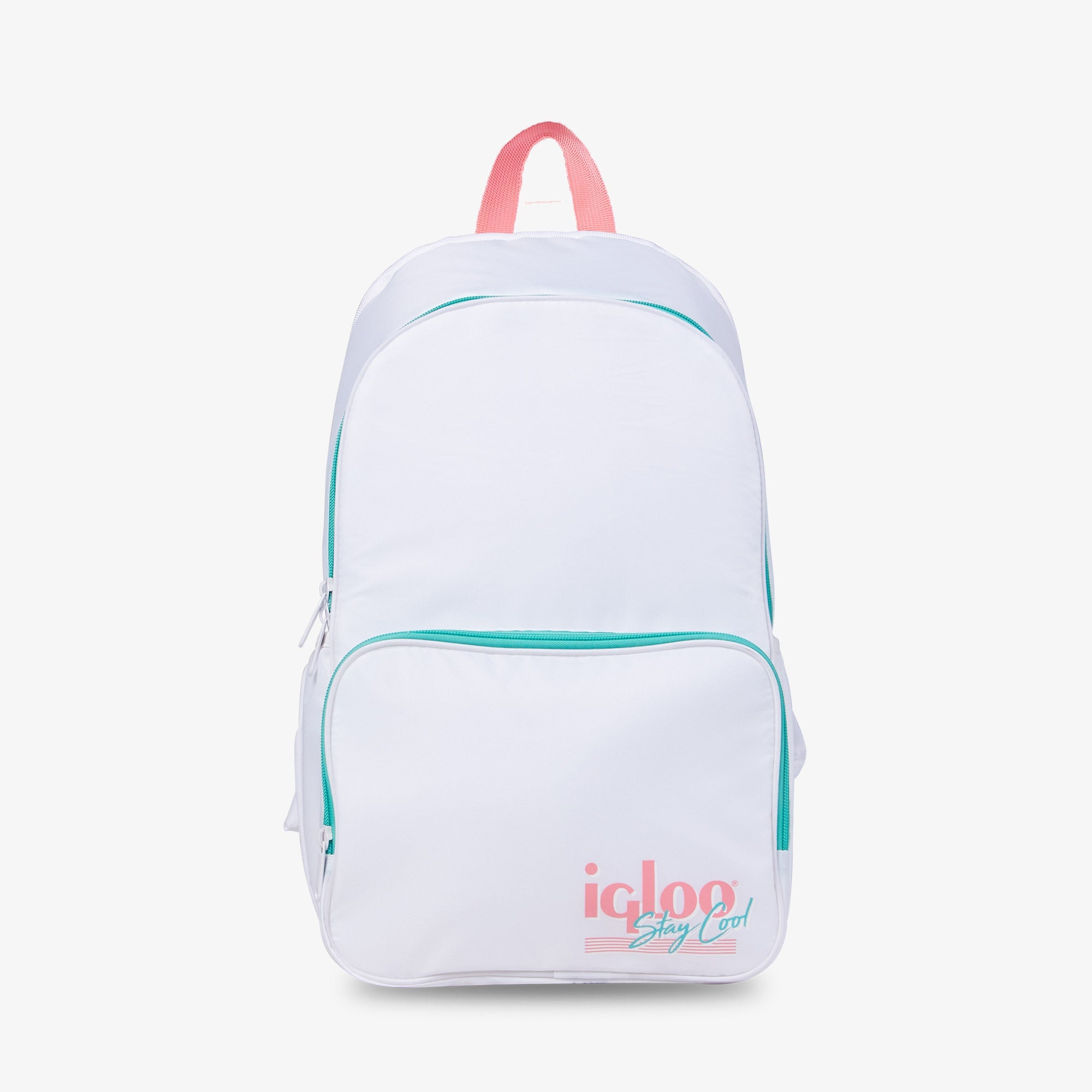 Retro Backpack Cooler E5 - White - Product View