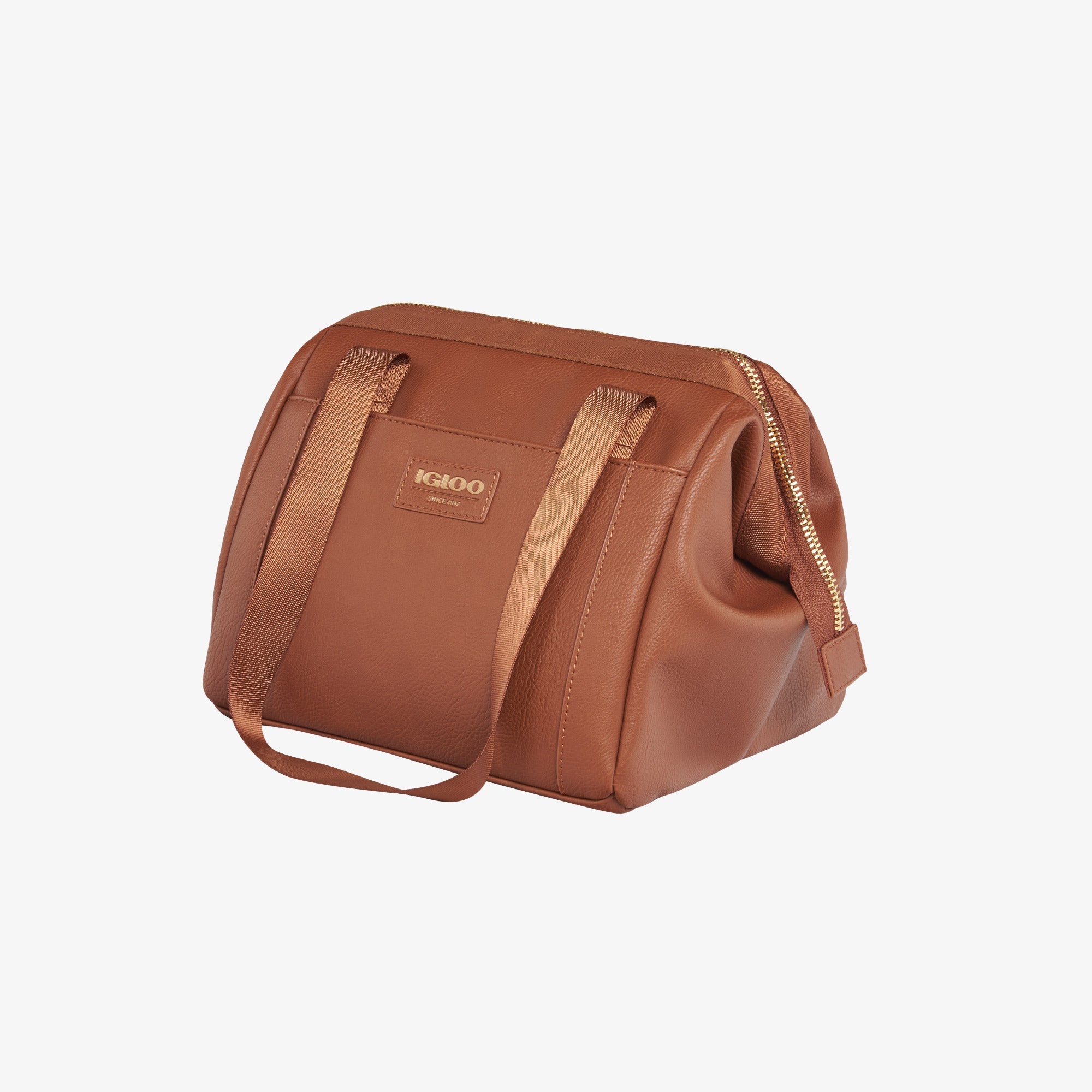 Igloo Luxe® Lunch Tote Cooler Bag Y7 - Cognac - Product View