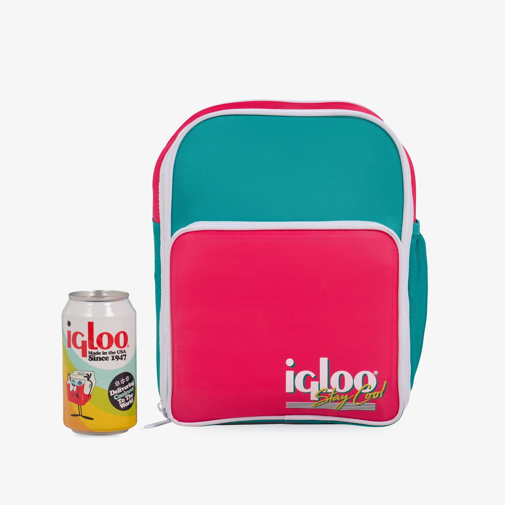 Retro Mini Convertible Backpack T5 - Jade - Size View