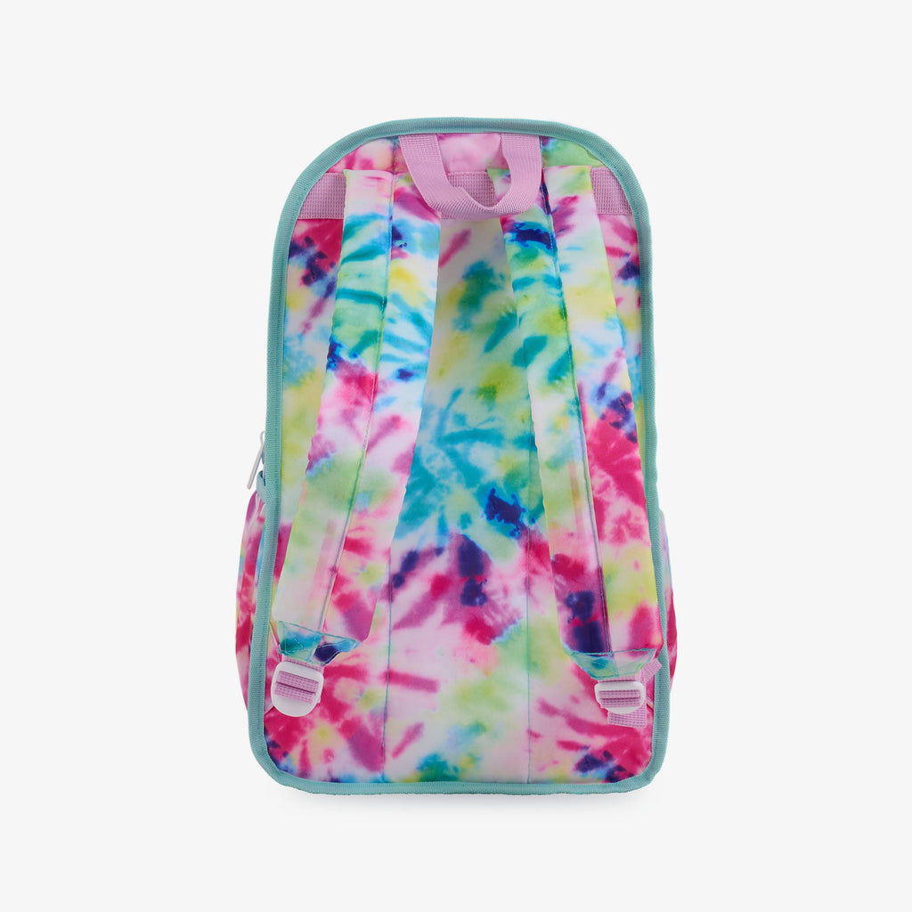 Retro Backpack Cooler E5 - Tie-Dye - Back View