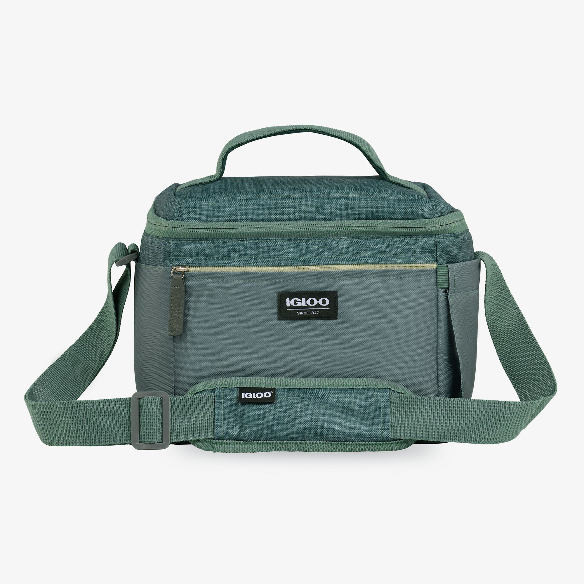Everyday Lunch Rounded Cube Cooler Bag W4 - Spruce - Front View