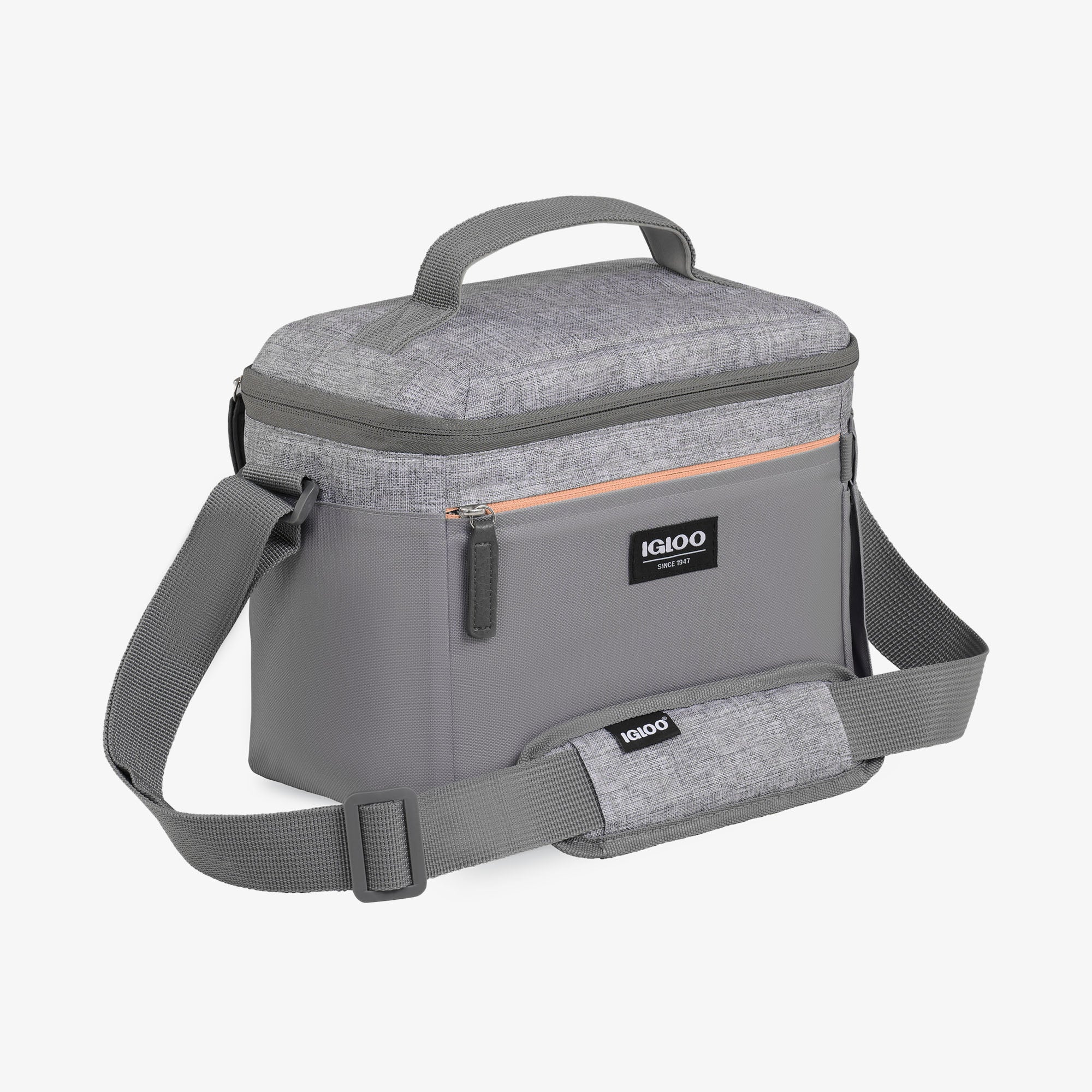 Everyday Lunch Rounded Cube Cooler Bag W4 - Gray - Product View
