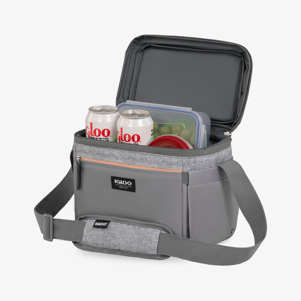 Everyday Lunch Rounded Cube Cooler Bag W4 - Gray - Product View