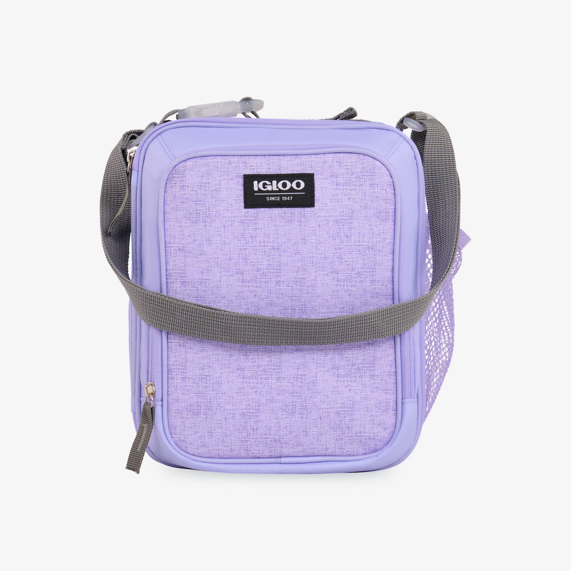 Kids Everyday Lunch Vertical Cooler Bag A5 - Lilac - Front View