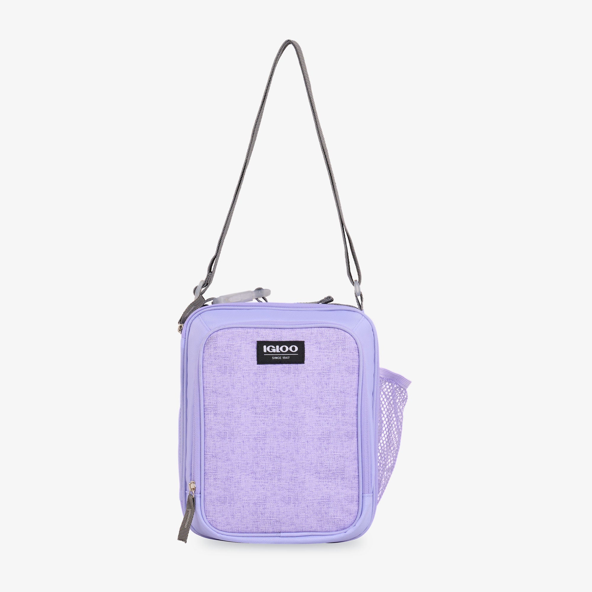 Kids Everyday Lunch Vertical Cooler Bag A5 - Lilac - Strap View