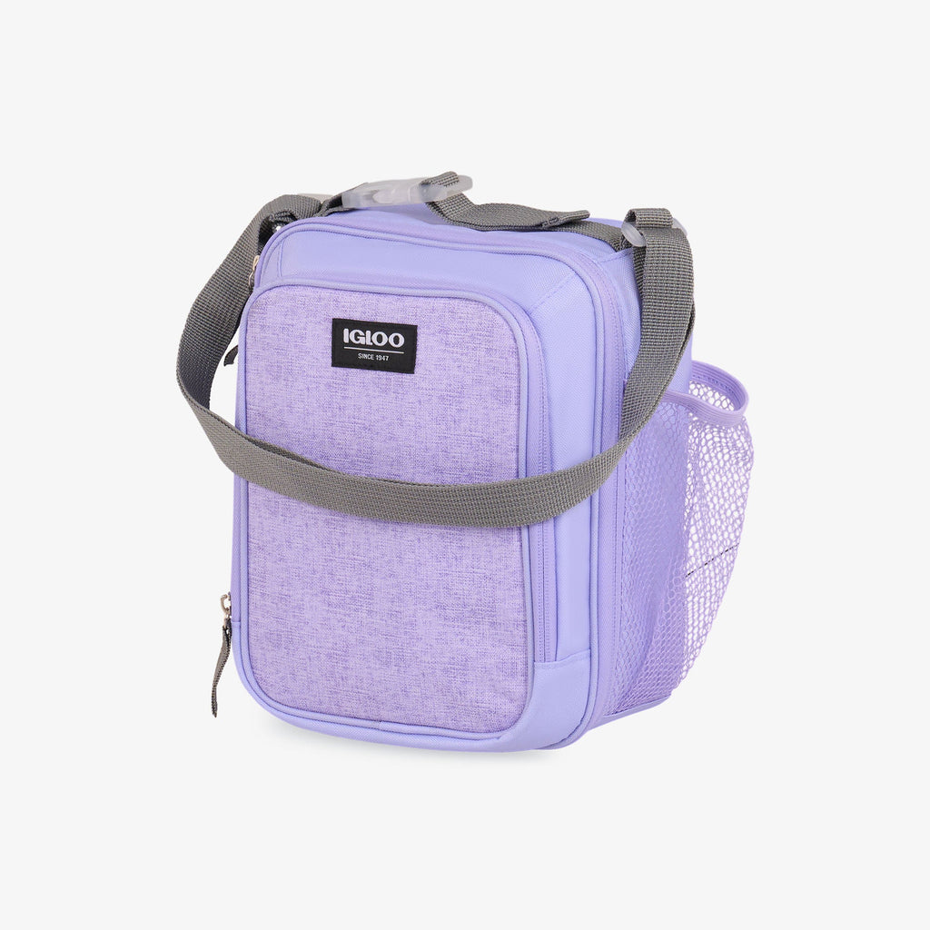 Kids Everyday Lunch Vertical Cooler Bag A5 - Lilac - Product View