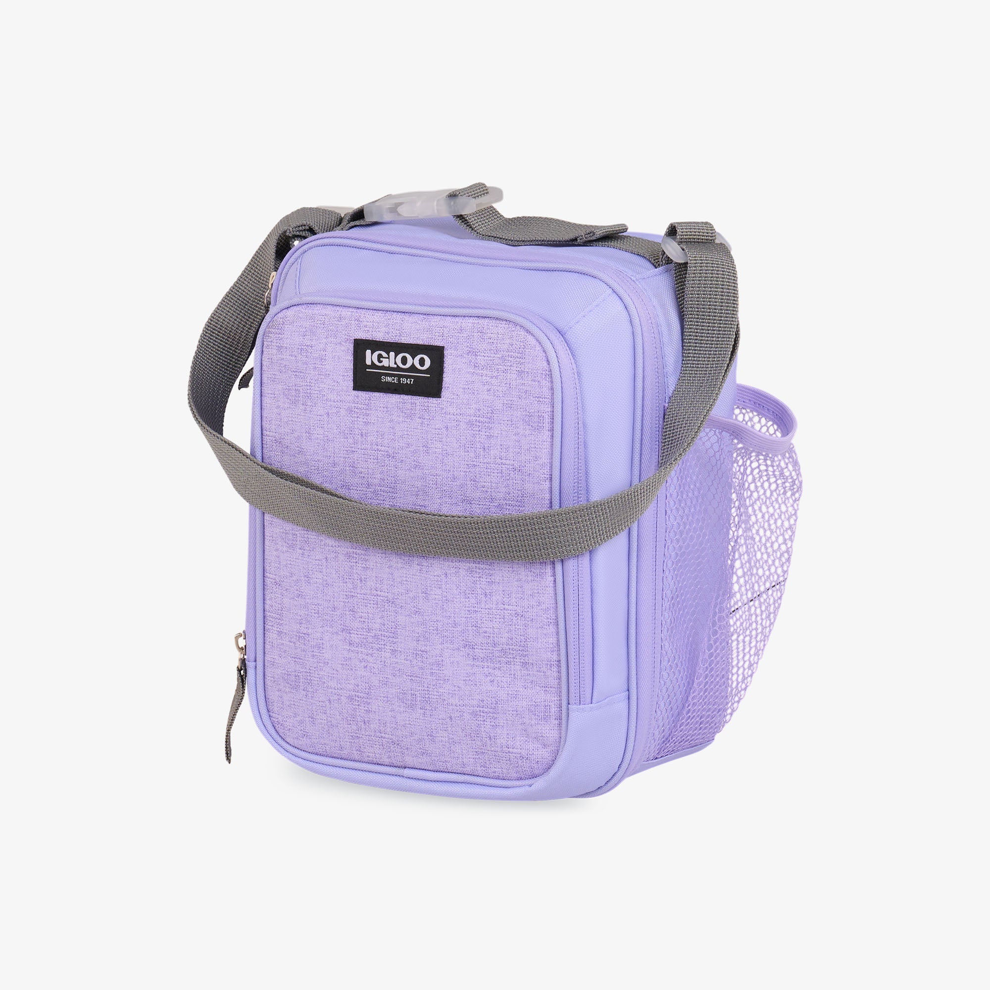 Kids Everyday Lunch Vertical Cooler Bag A5 - Lilac - Product View
