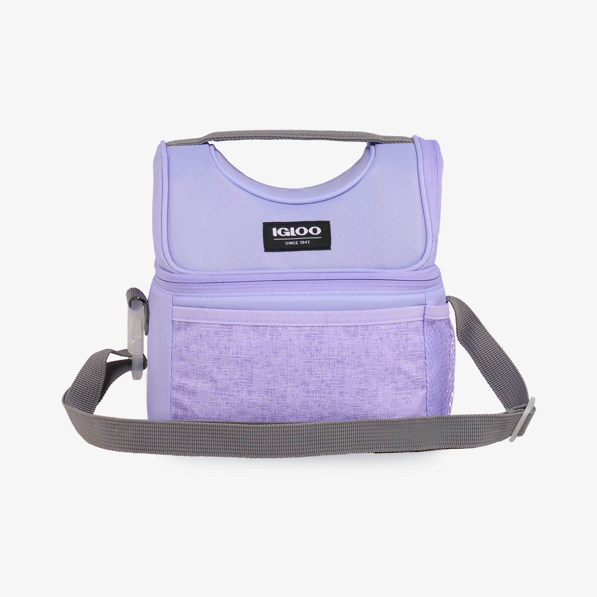 Kids Everyday Lunch Gripper Cooler Bag K4 - Lilac - Front View