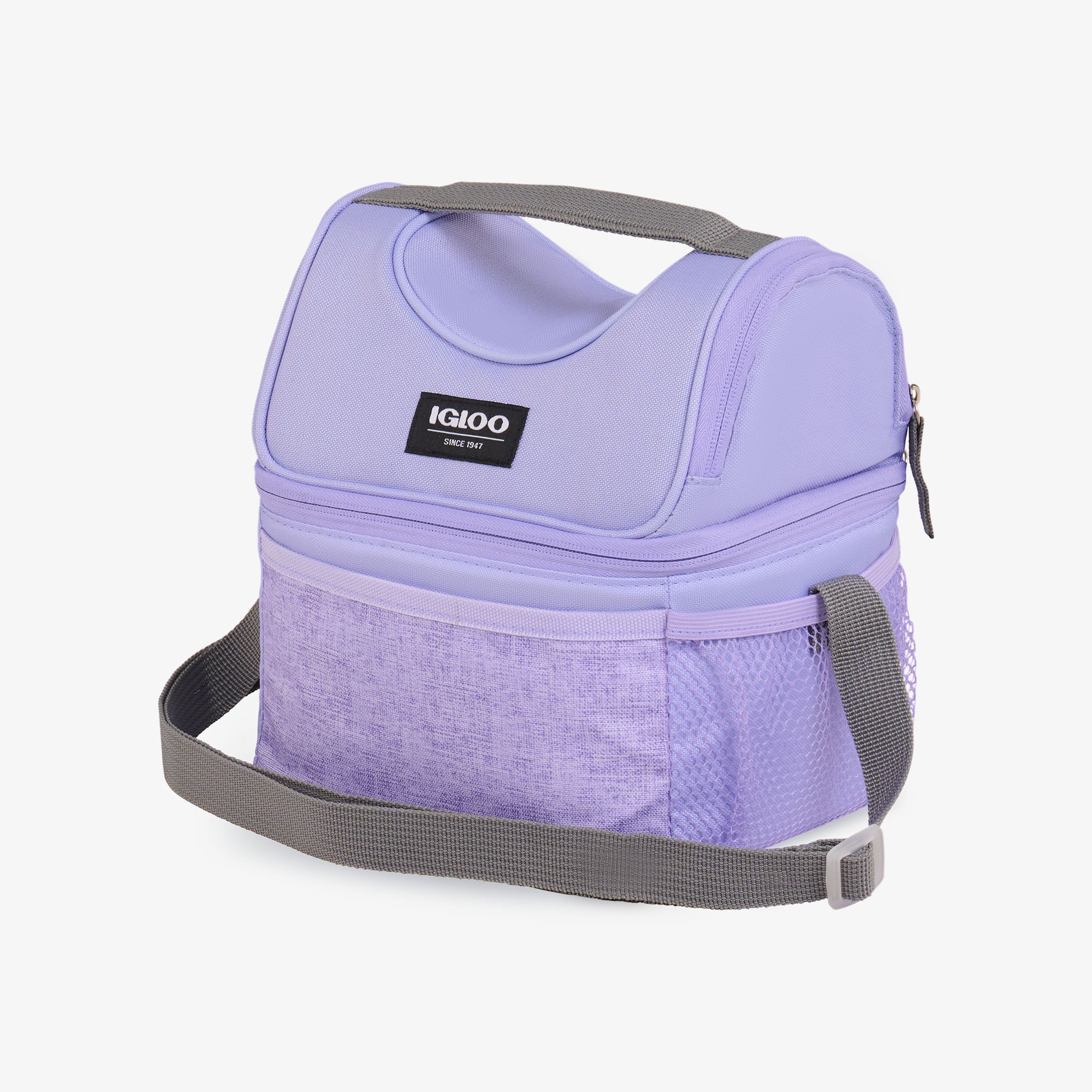 Kids Everyday Lunch Gripper Cooler Bag K4 - Lilac - Product View