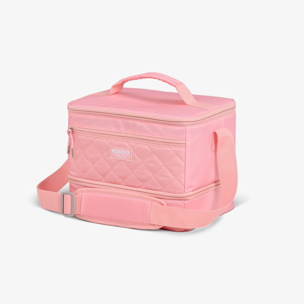 MaxCold DUO Dual Compartment Square Lunch Cooler