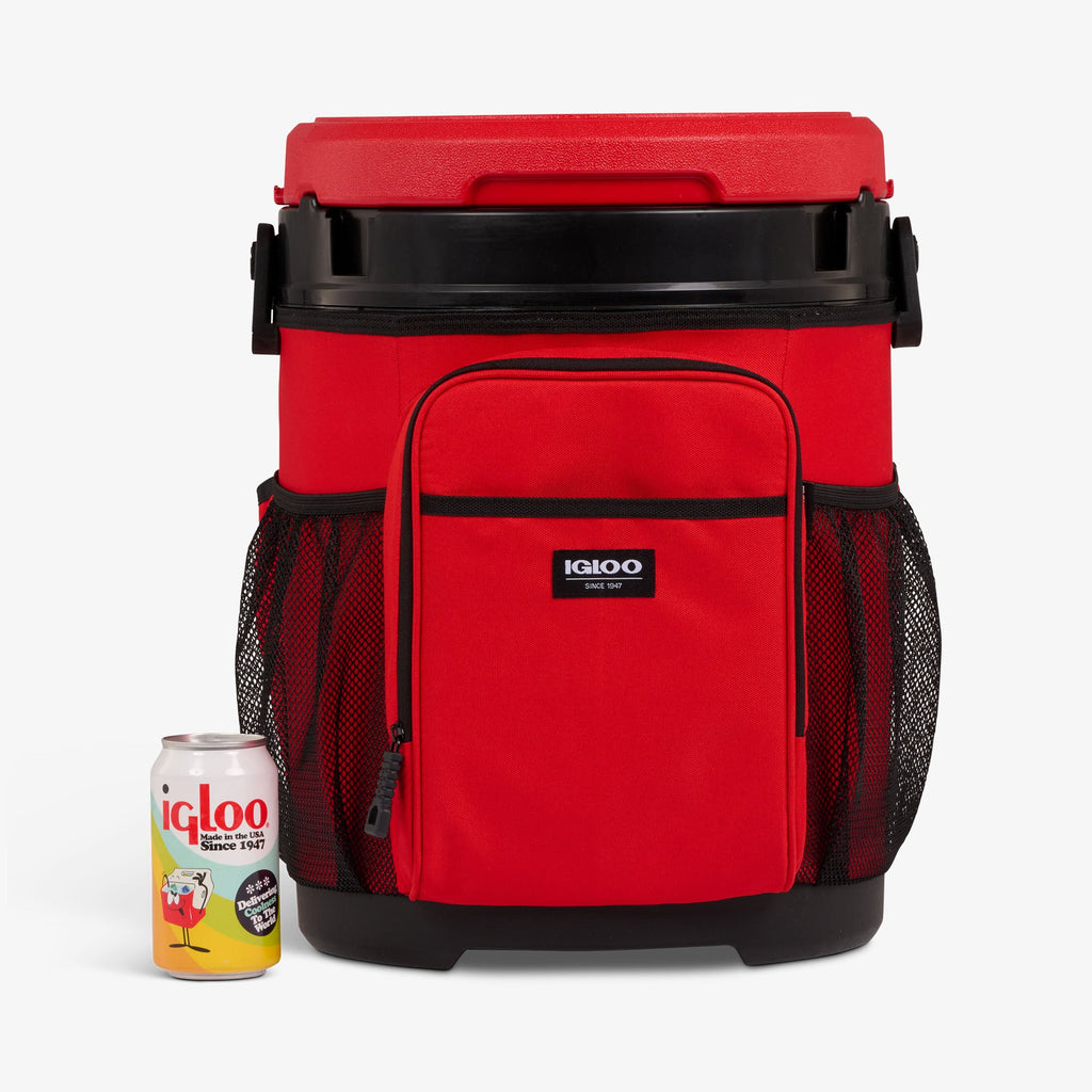 20 Qt Cooler Bucket F0 - Red Heat - Size View