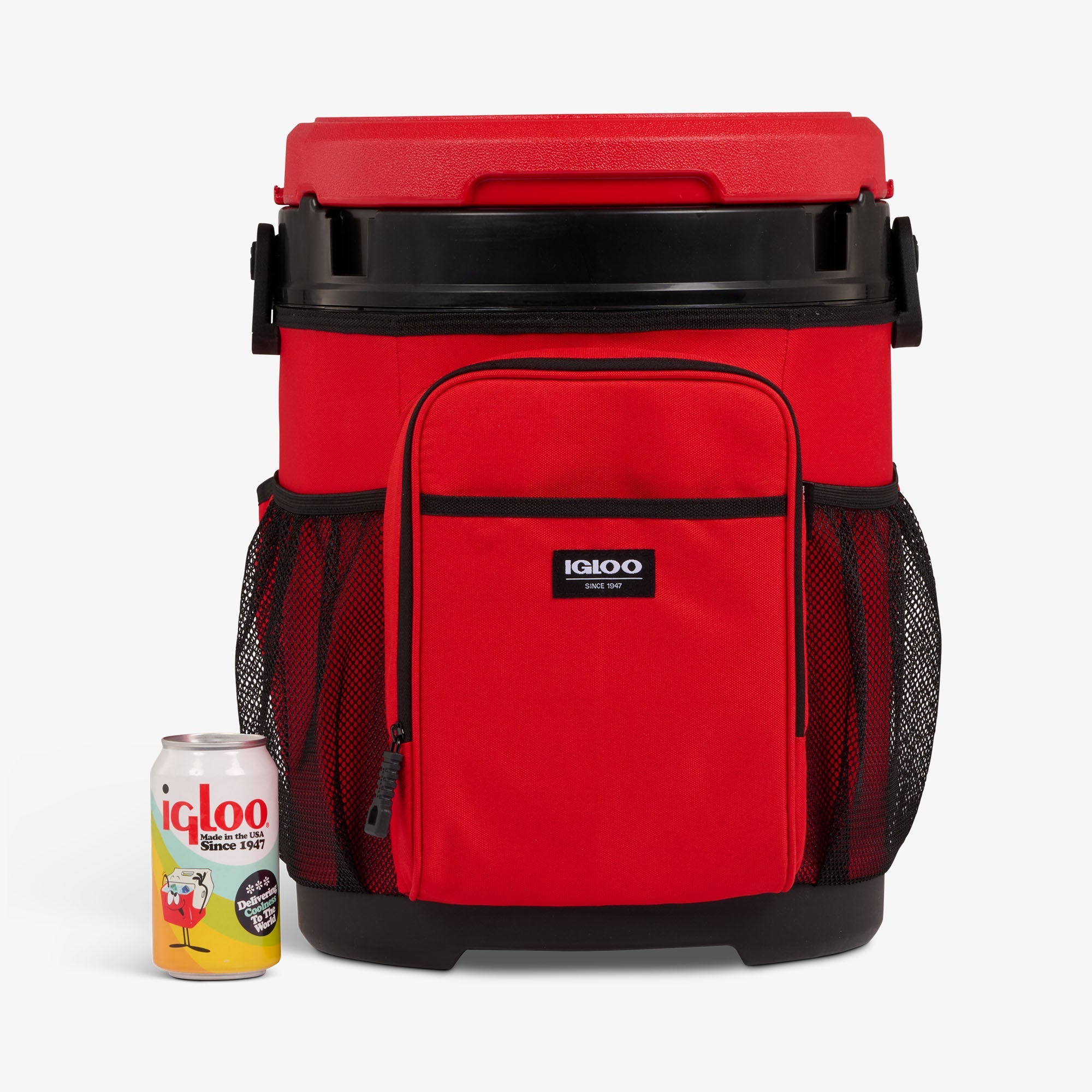 20 Qt Cooler Bucket F0 - Red Heat - Size View