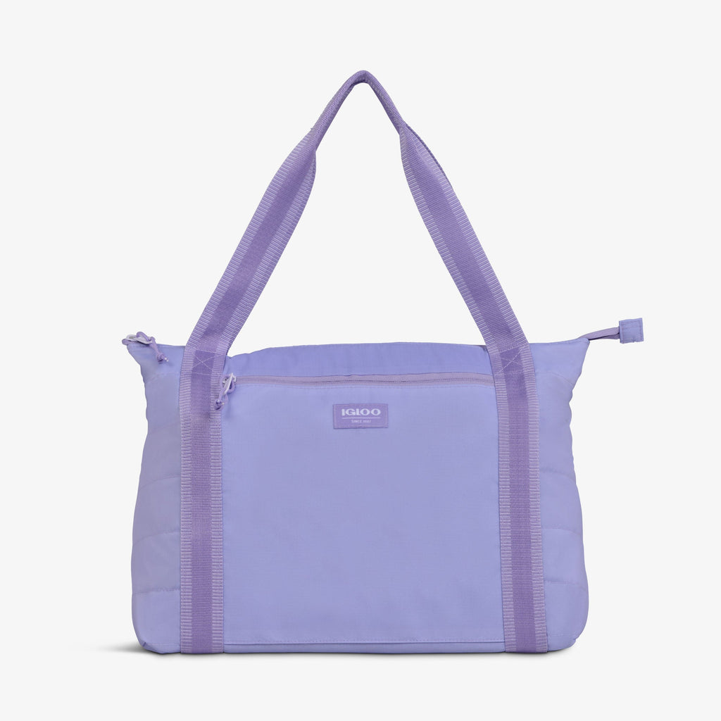 Packable Puffer 20-Can Cooler Bag R6 - Lilac - Product View