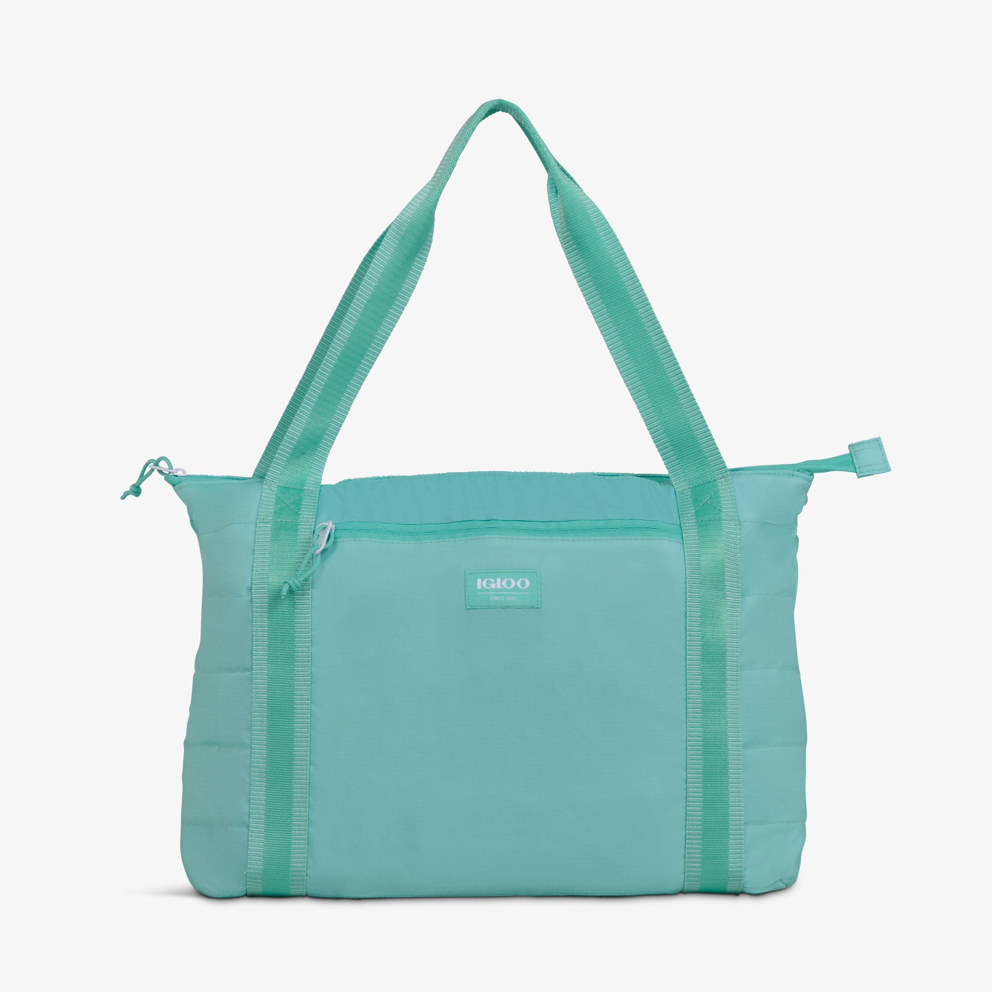Packable Puffer 20-Can Cooler Bag R6 - Seafoam - Product View