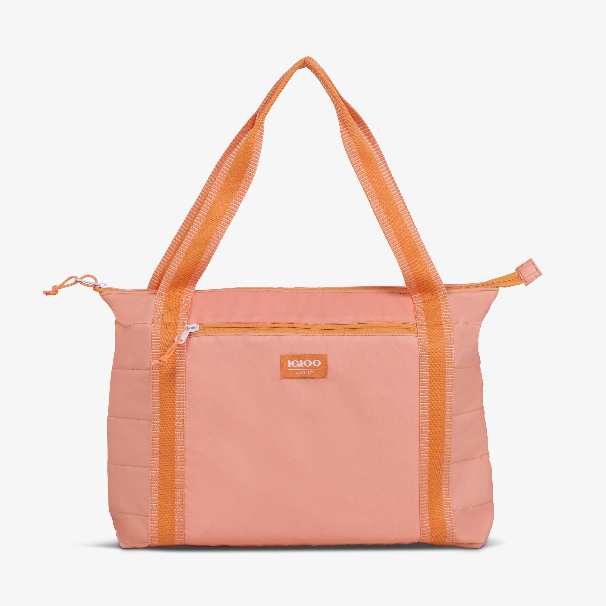 Packable Puffer 20-Can Cooler Bag R6 - Apricot - Front View