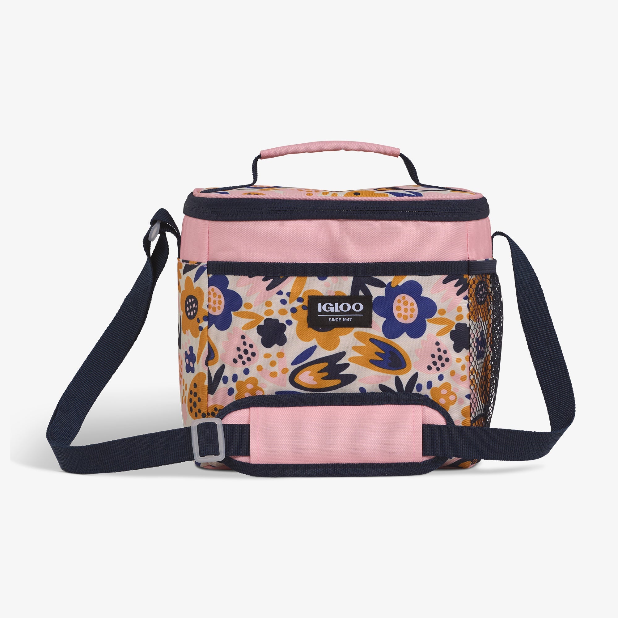 Kids Square Lunch Bag Z6 - Floral - Front View