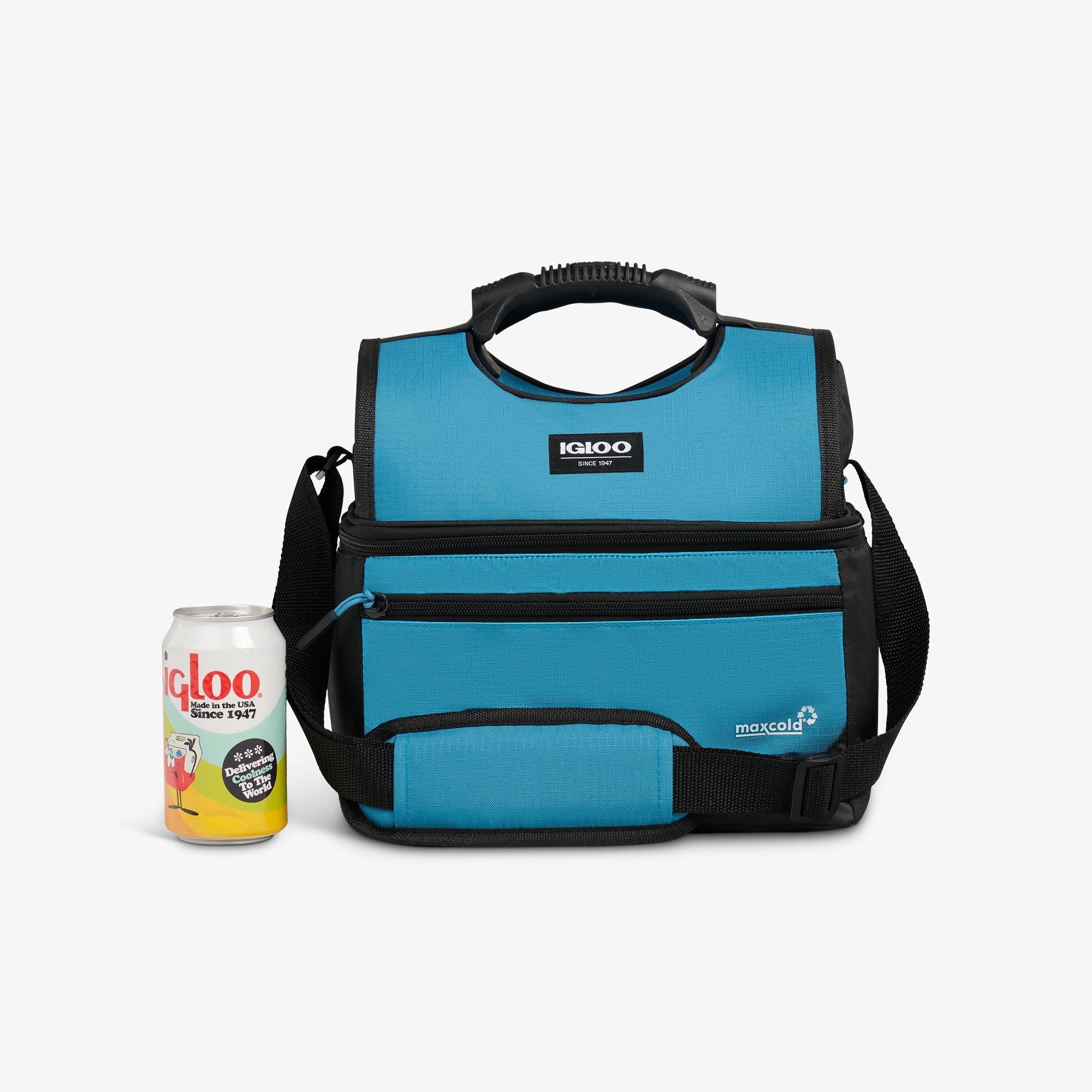 Latitude Gripper 16-Can Cooler Bag R2 - Modern Blue - Size View