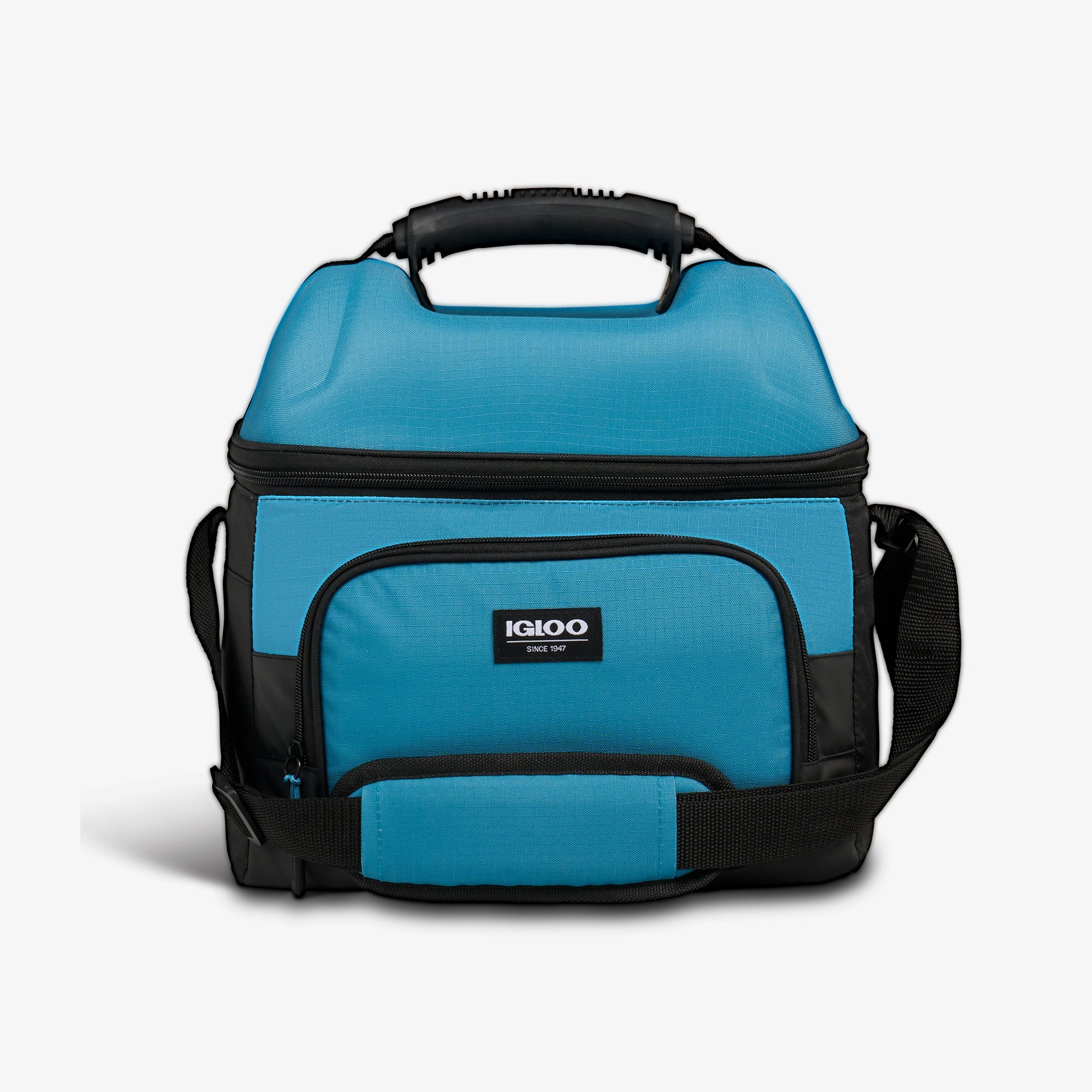 Latitude Hardtop Gripper 22-Can Cooler Bag P9 - Modern Blue - Front View