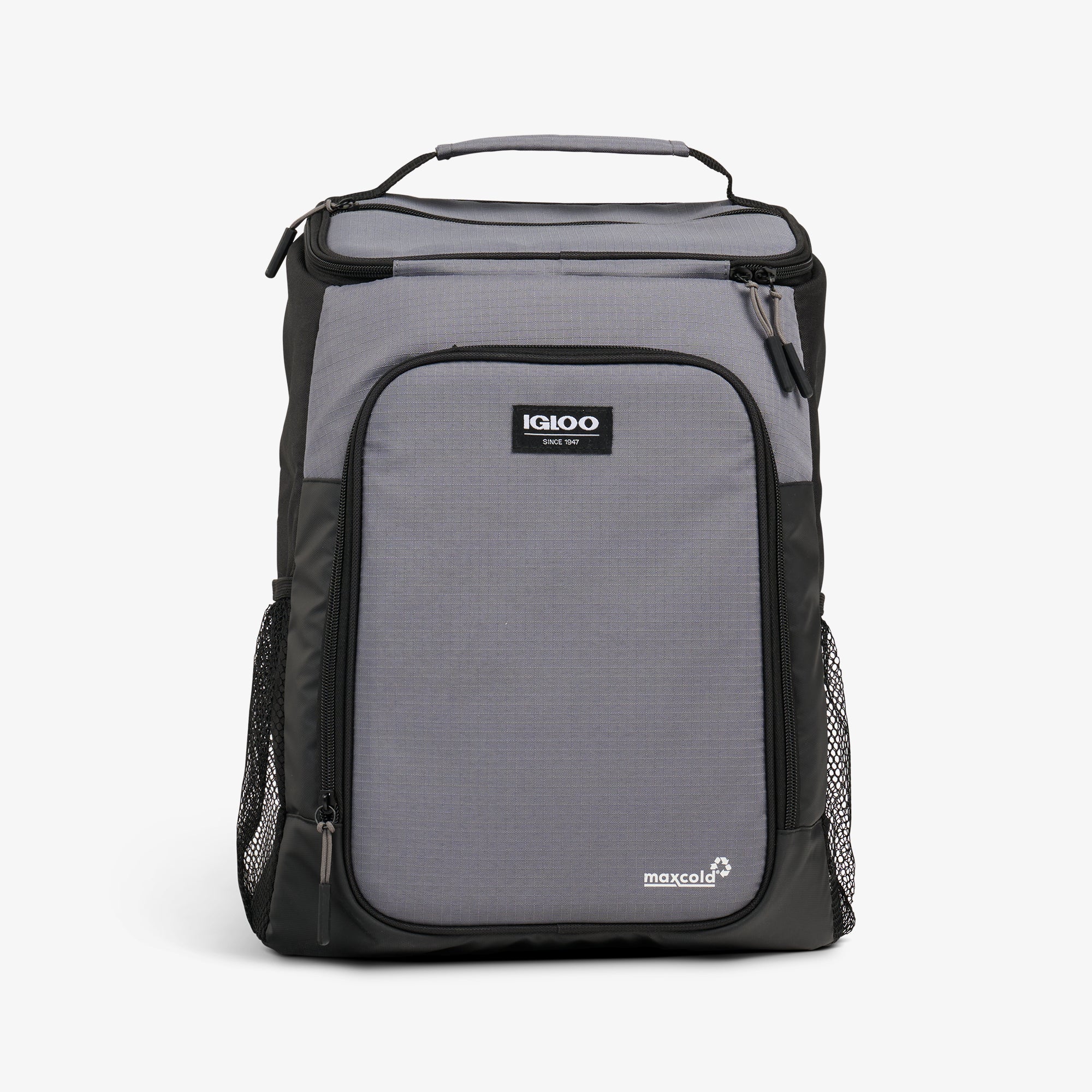 Latitude Top Grip 24-Can Backpack P6 - Carbonite - Front View