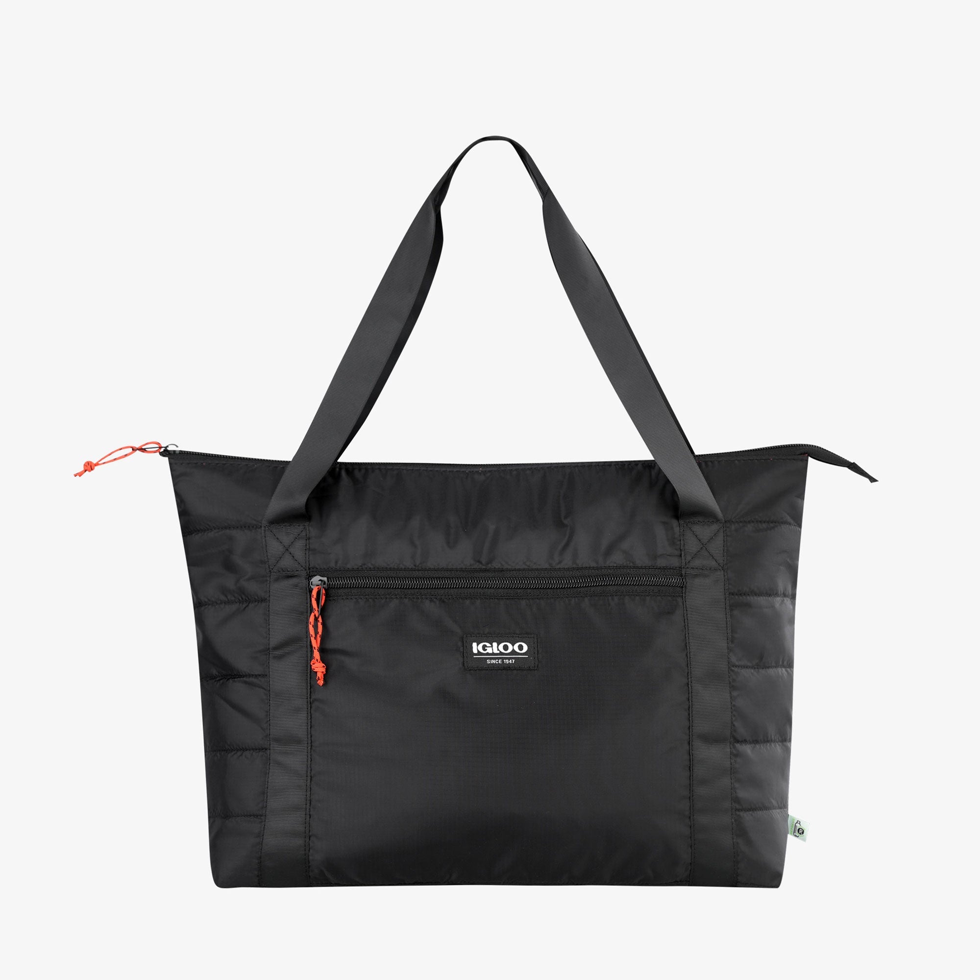 Packable Puffer 20-Can Cooler Bag R6 - Black - Product View