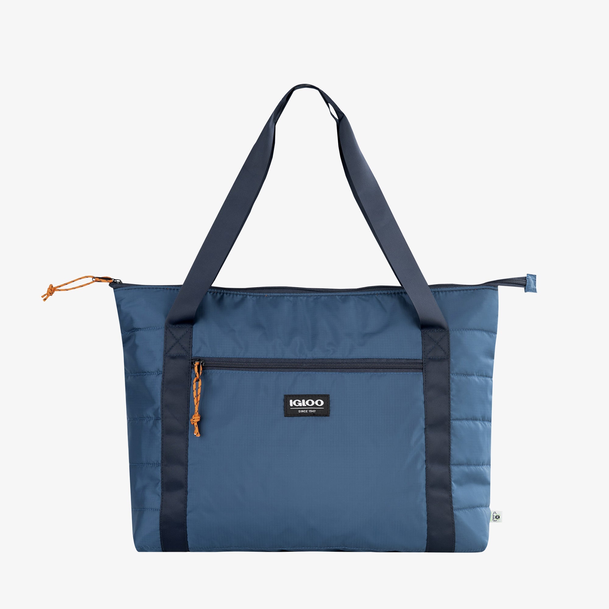Packable Puffer 20-Can Cooler Bag R6 - Denim - Product View