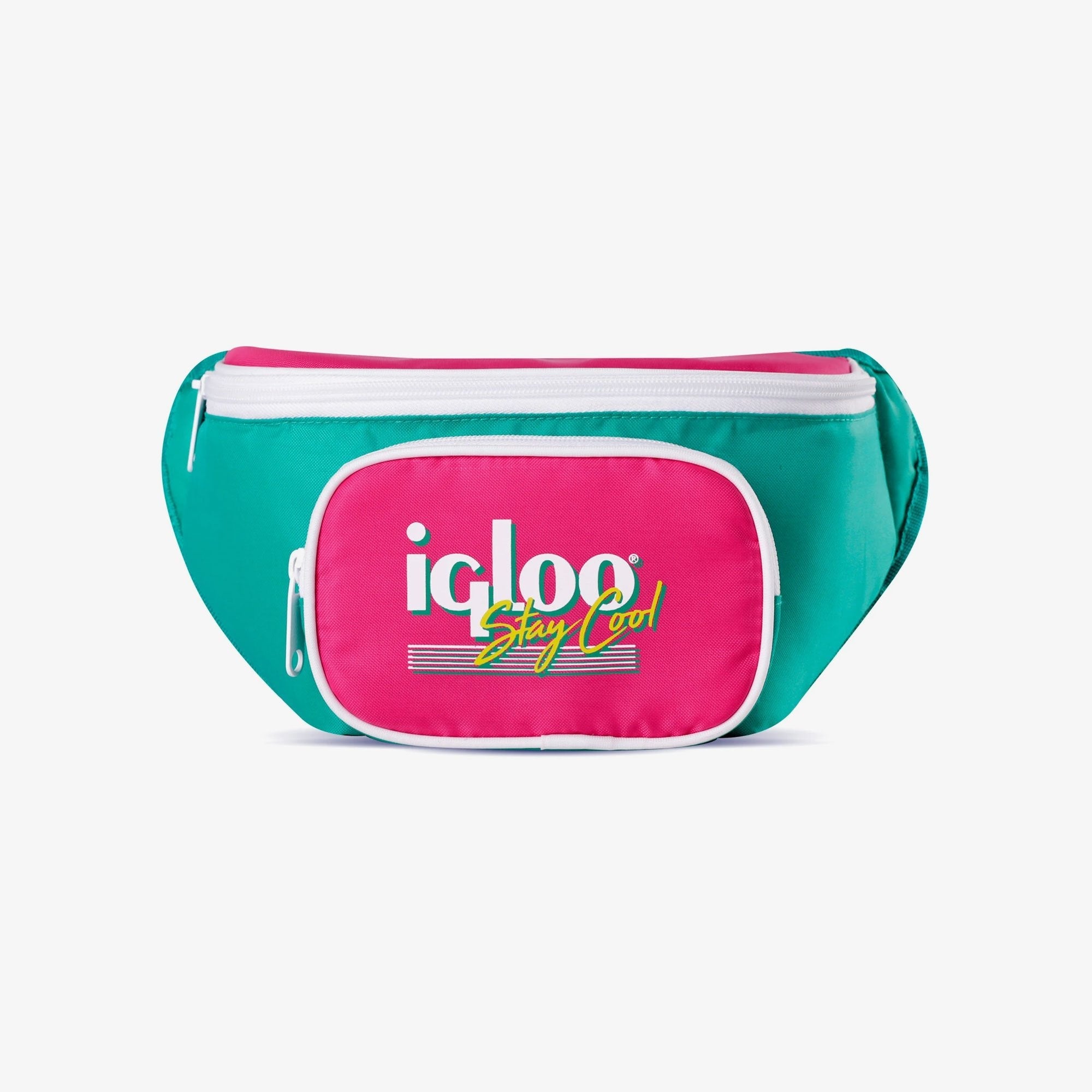 Retro Fanny Pack B6 - Jade - Product View